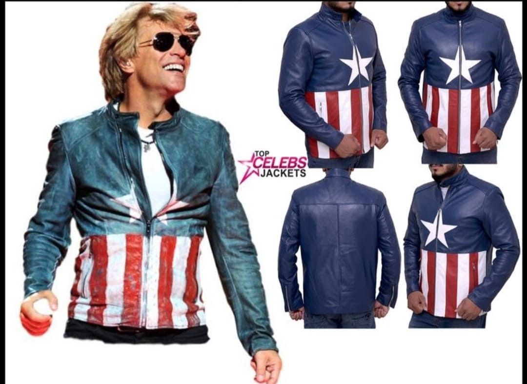 Band Tees × Bon Jovi American Flag Bon Jovi Concert Faded Hoodie Size US M / EU 48-50 / 2 - 2 Thumbnail
