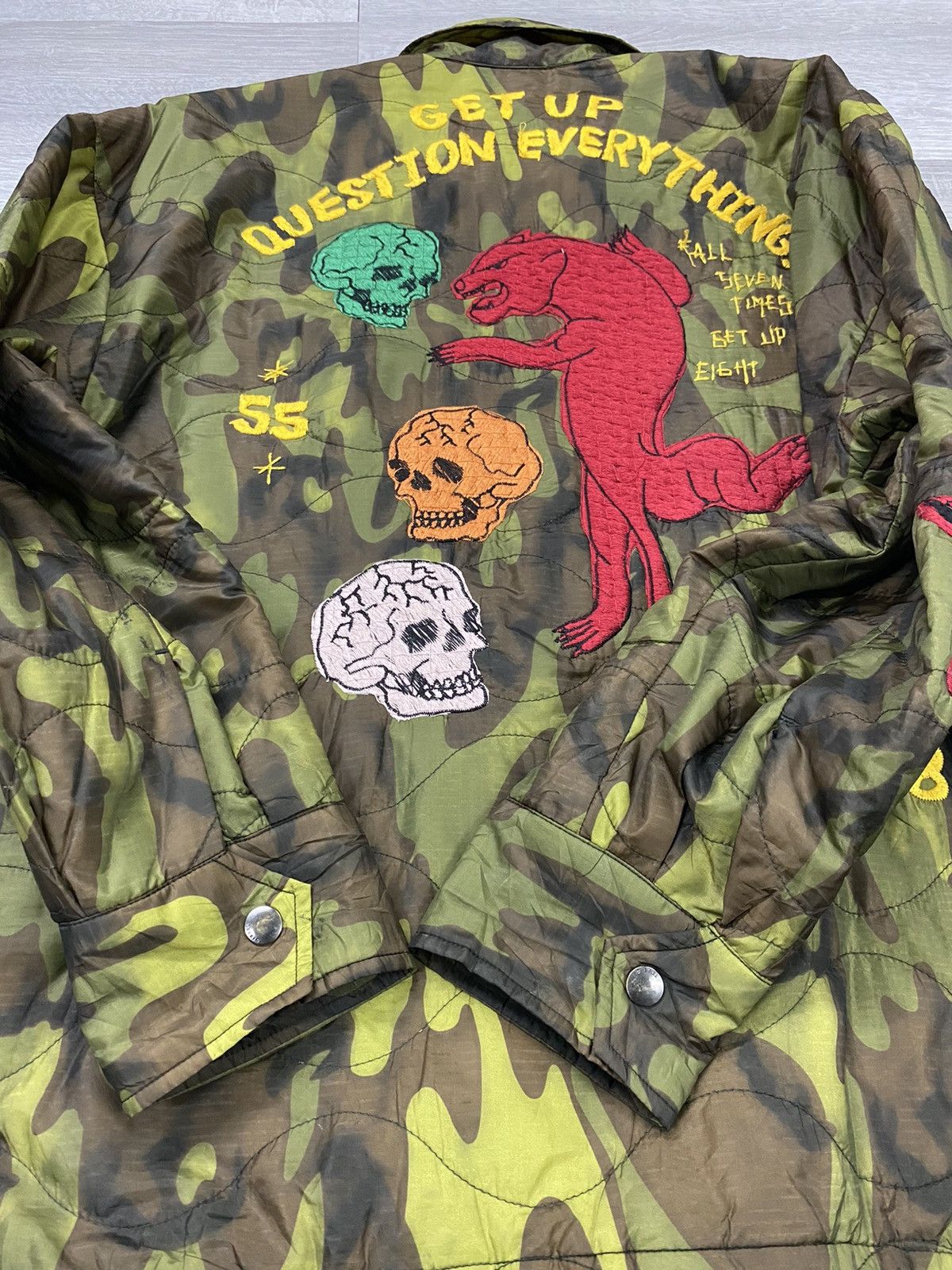 Diesel Diesel Camo Nylon Quited Jacket Size US M / EU 48-50 / 2 - 8 Thumbnail