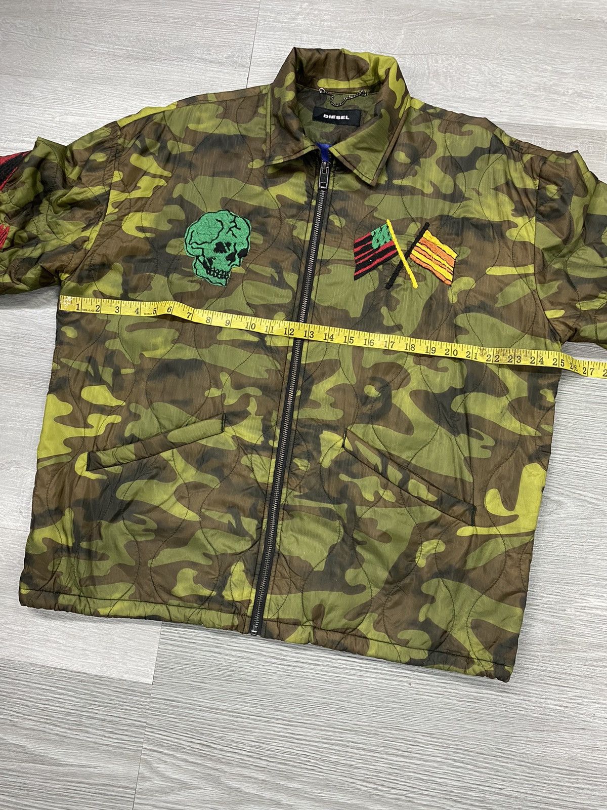 Diesel Diesel Camo Nylon Quited Jacket Size US M / EU 48-50 / 2 - 16 Thumbnail