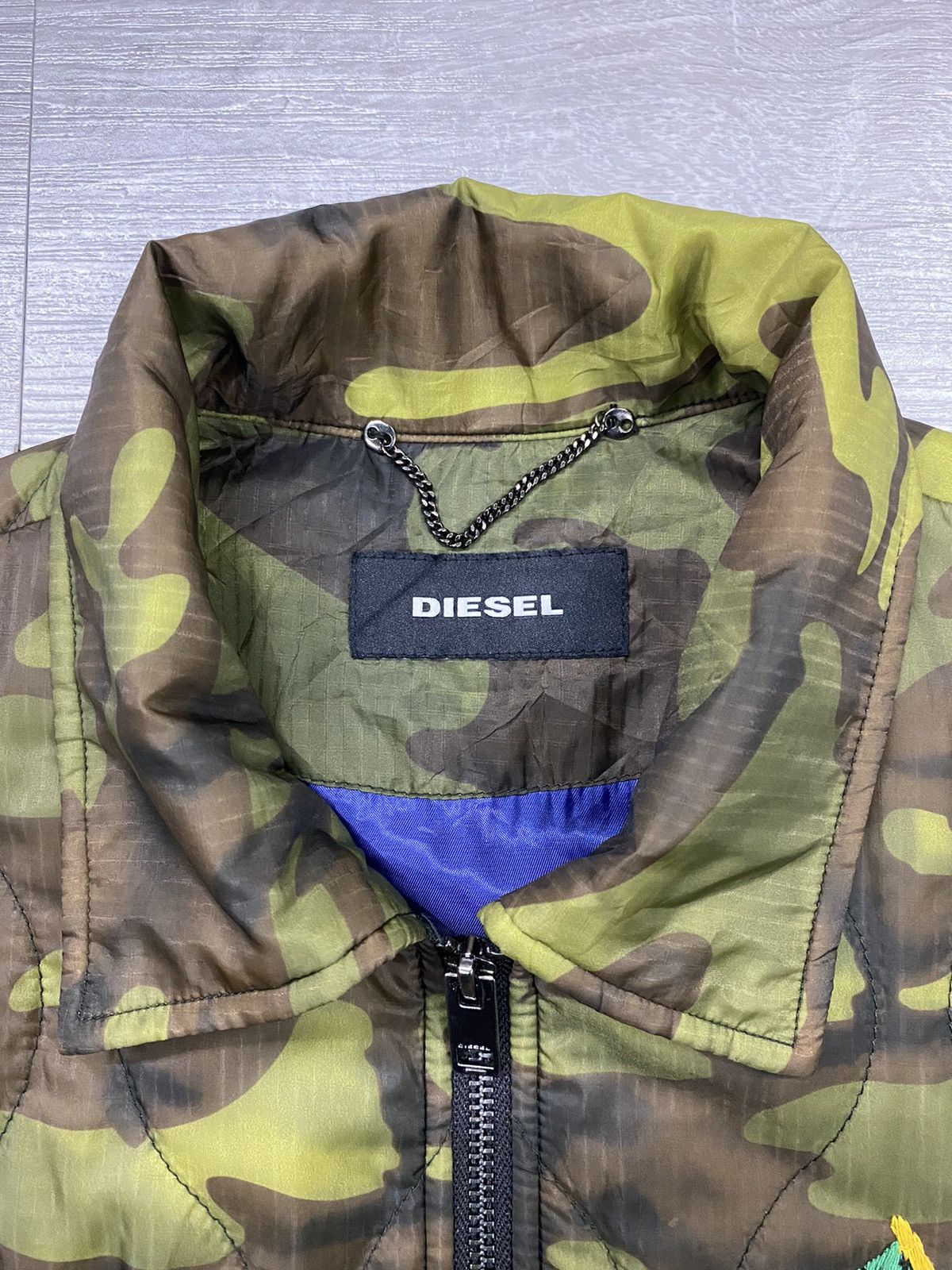 Diesel Diesel Camo Nylon Quited Jacket Size US M / EU 48-50 / 2 - 4 Thumbnail