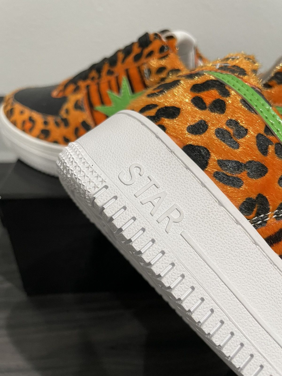 Japanese Brand Japan Exclusive Starwalk force 1 one cheeta low Size US 9 / EU 42 - 10 Thumbnail