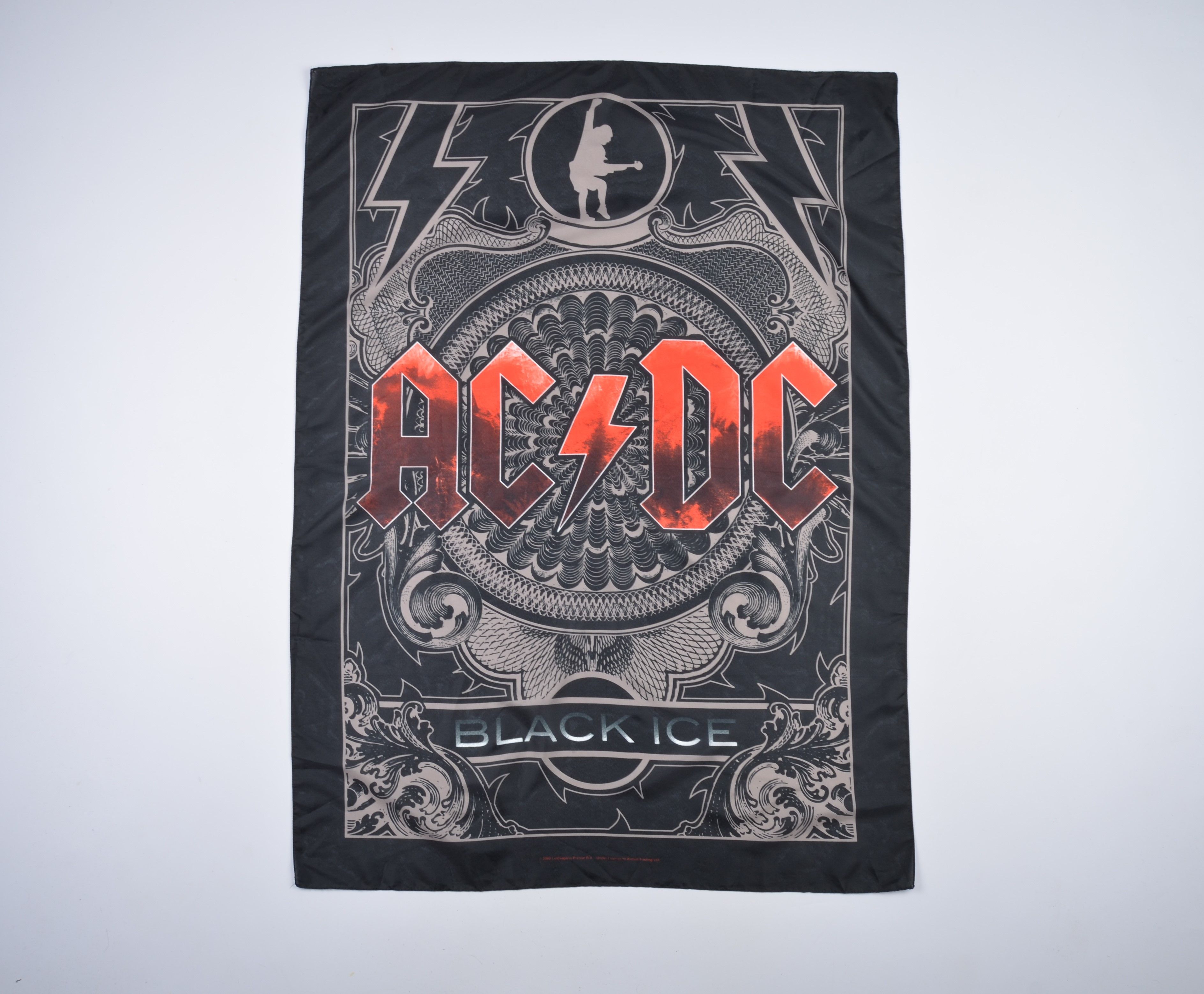 Rock Band ACDC 2008 Black Ice Poster Flag Banner | Grailed