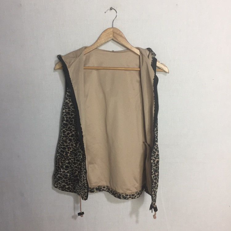Japanese Brand Hoodie jacket sleeve less leopard design Size M / US 6-8 / IT 42-44 - 4 Thumbnail