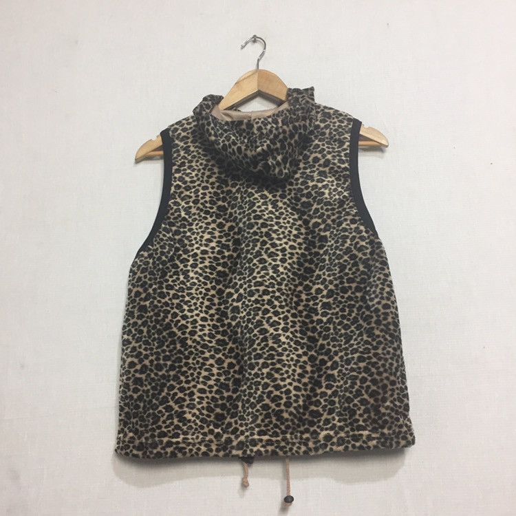 Japanese Brand Hoodie jacket sleeve less leopard design Size M / US 6-8 / IT 42-44 - 2 Thumbnail