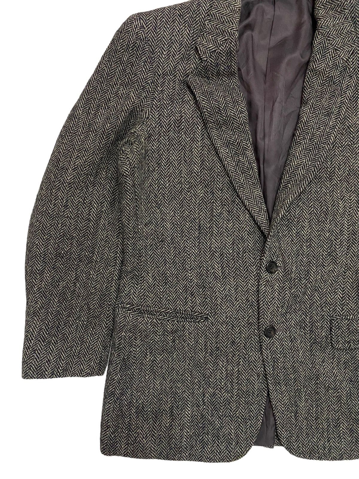 Harris Tweed × Vintage Vintage Harris Tweed Pure Wool Blazer Size US M / EU 48-50 / 2 - 2 Thumbnail