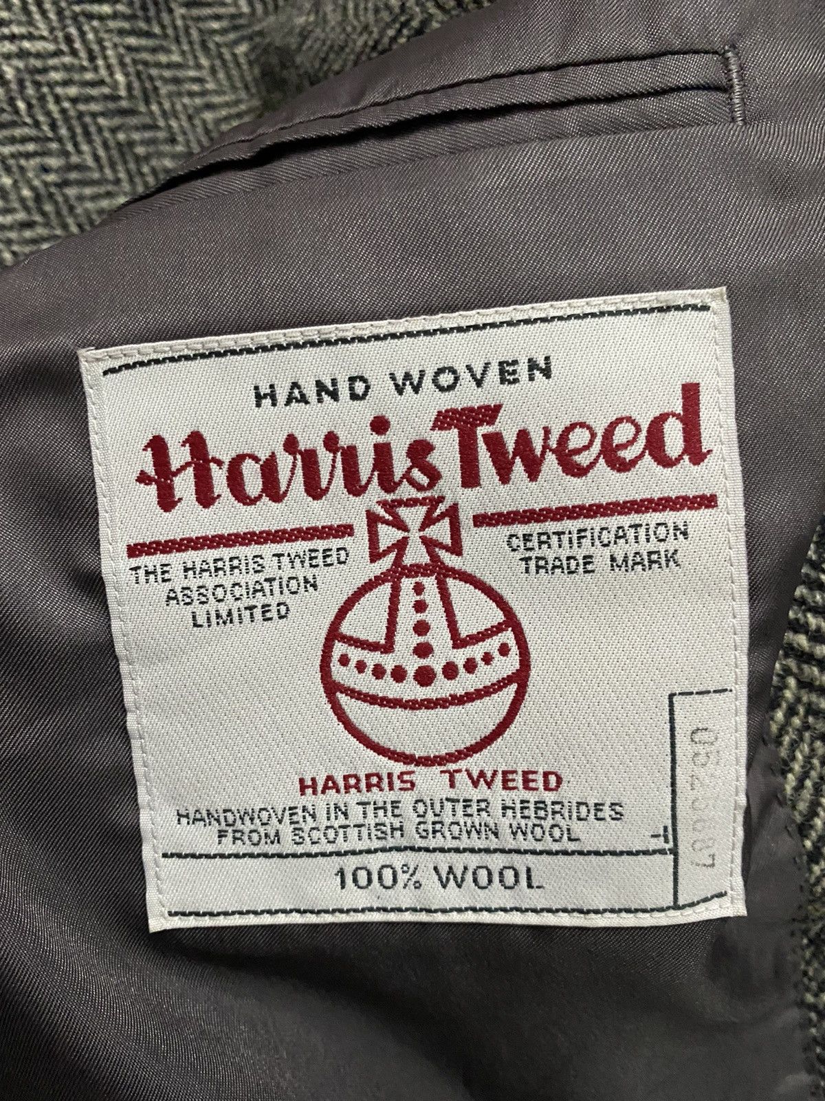 Harris Tweed × Vintage Vintage Harris Tweed Pure Wool Blazer Size US M / EU 48-50 / 2 - 9 Thumbnail