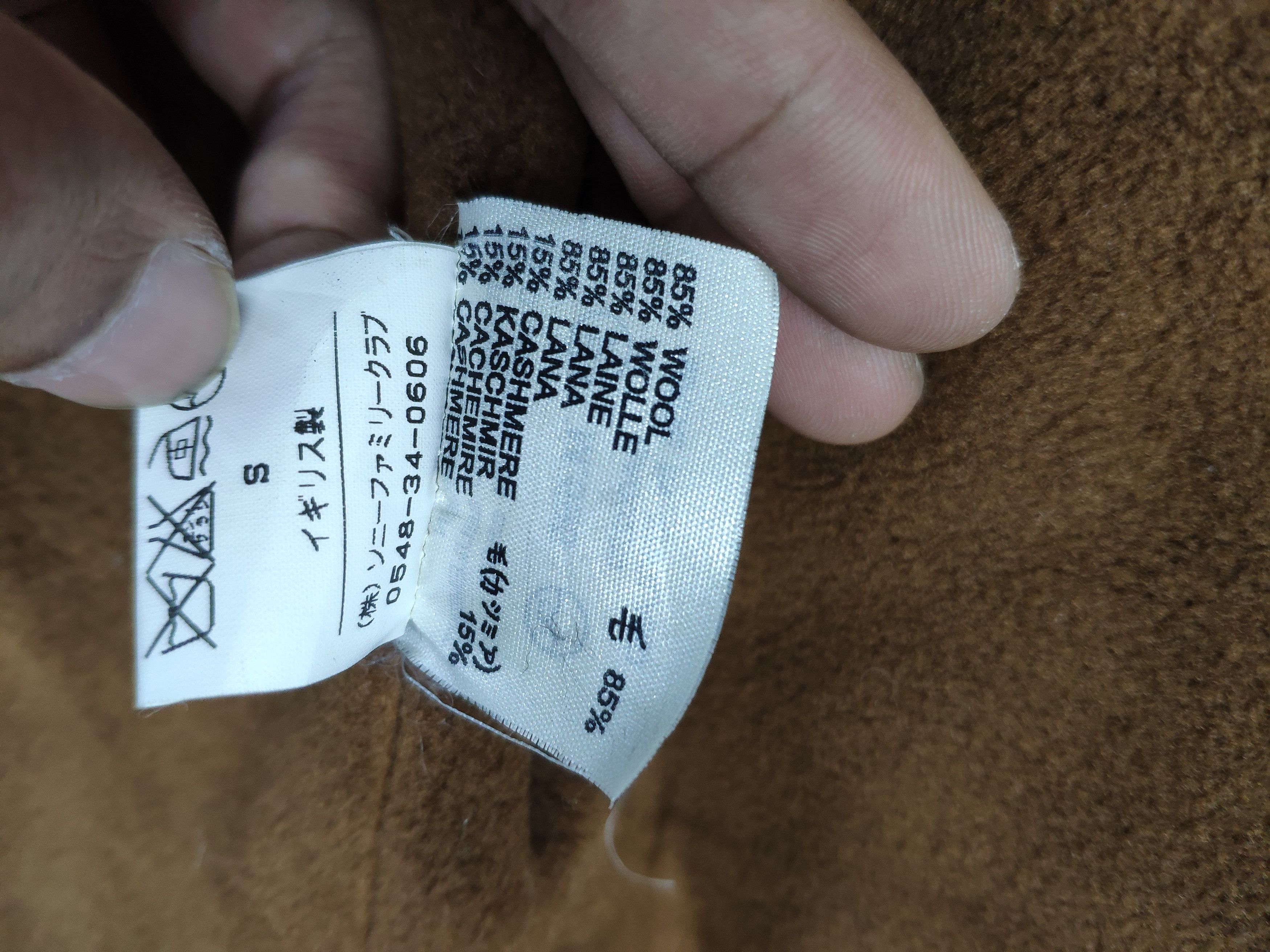 Aquascutum Vintage 1990s Aquascutum Wool Cashmere Hoodie Long Coat Size US S / EU 44-46 / 1 - 5 Thumbnail