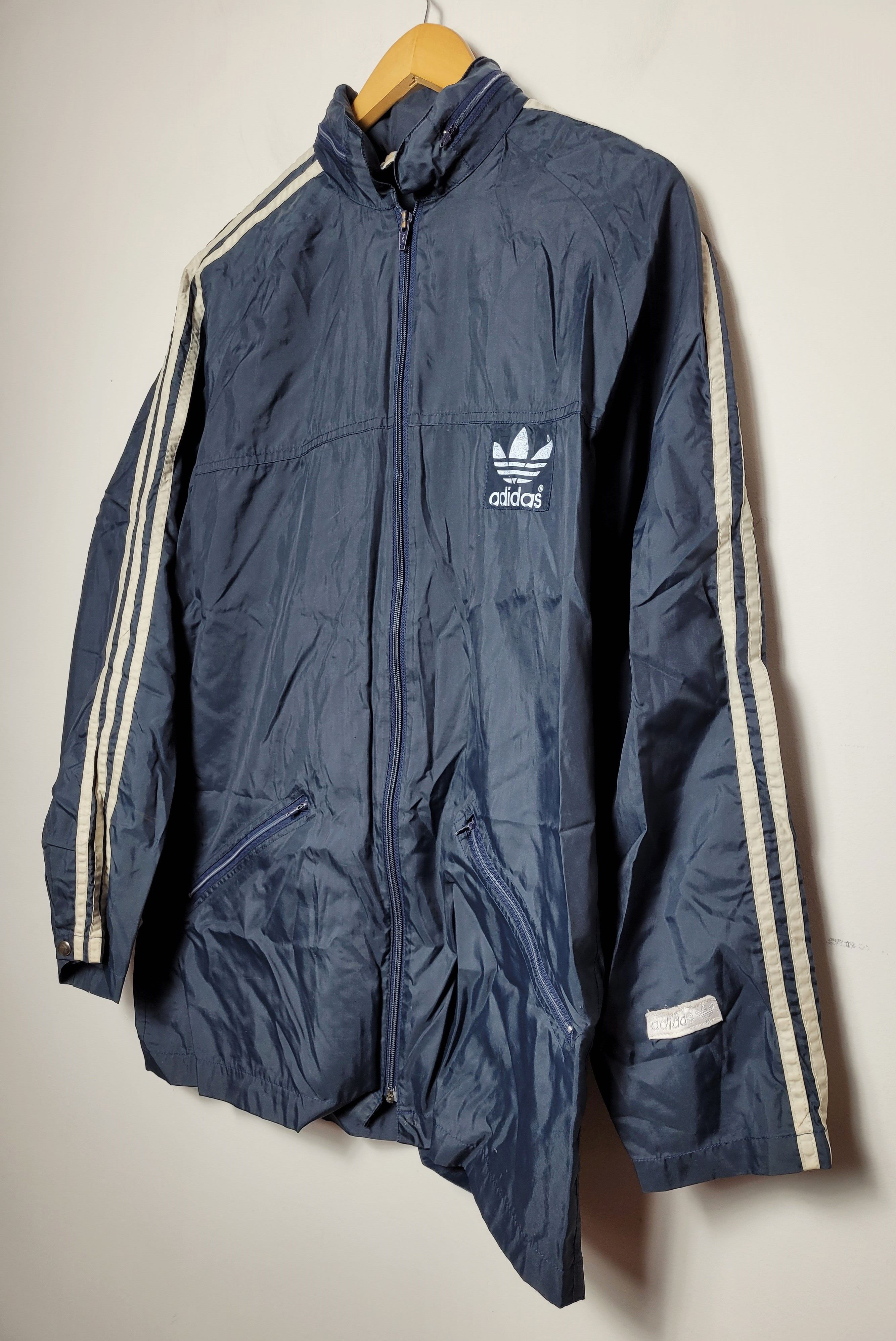 Adidas × Vintage Adidas 80s 90s vintage windbreaker Size US L / EU 52-54 / 3 - 7 Thumbnail