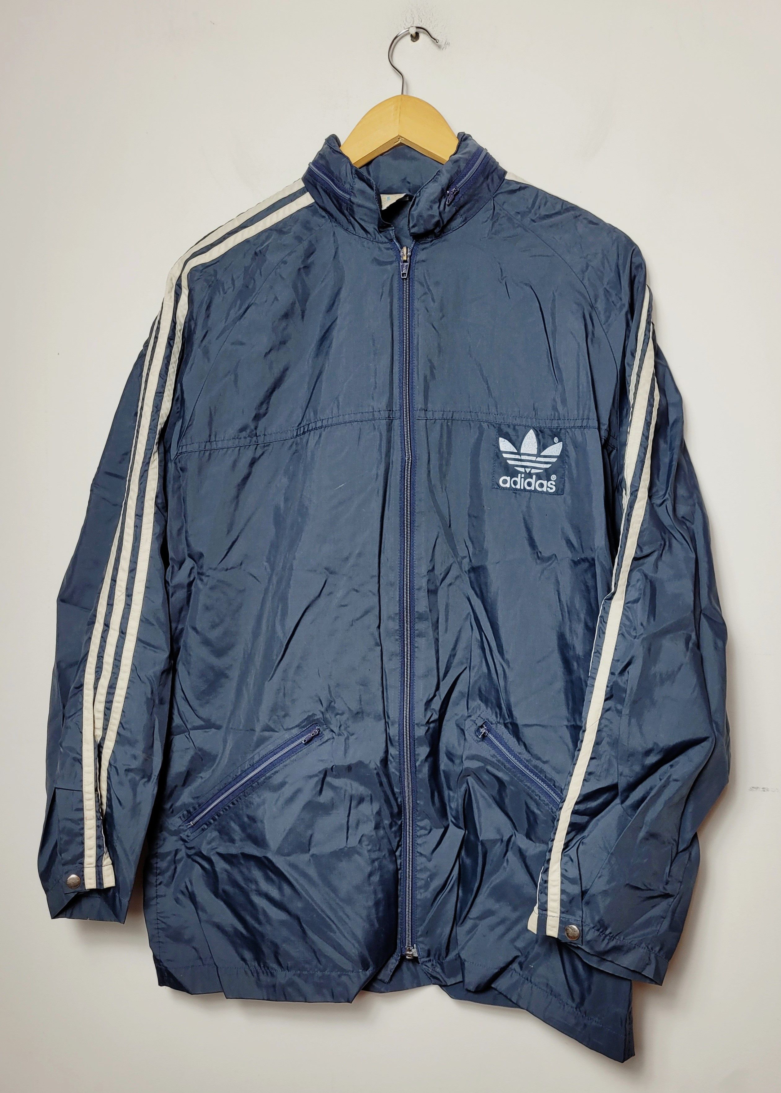 Adidas × Vintage Adidas 80s 90s vintage windbreaker Size US L / EU 52-54 / 3 - 1 Thumbnail