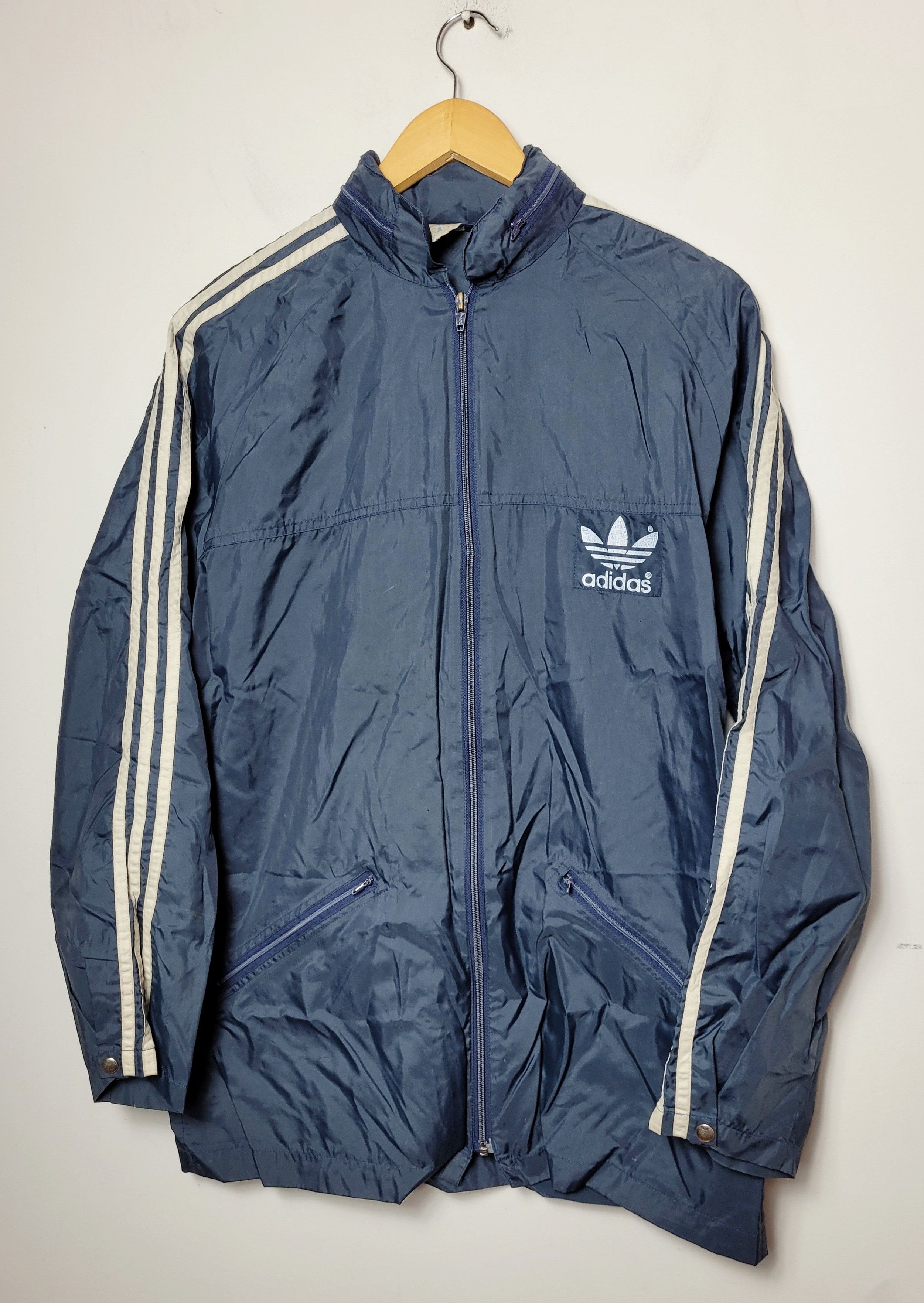 Adidas × Vintage Adidas 80s 90s vintage windbreaker Size US L / EU 52-54 / 3 - 2 Thumbnail