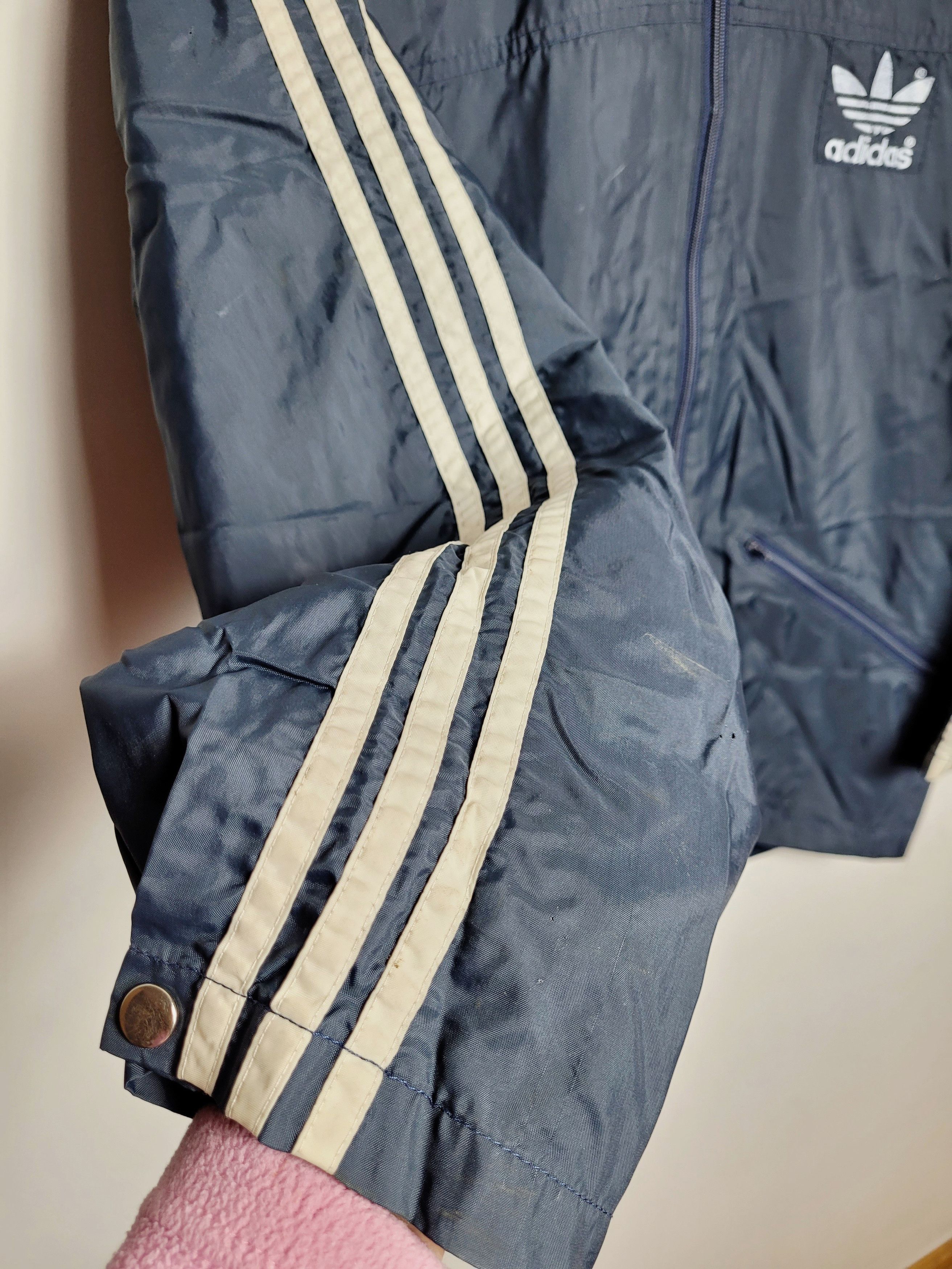 Adidas × Vintage Adidas 80s 90s vintage windbreaker Size US L / EU 52-54 / 3 - 3 Thumbnail