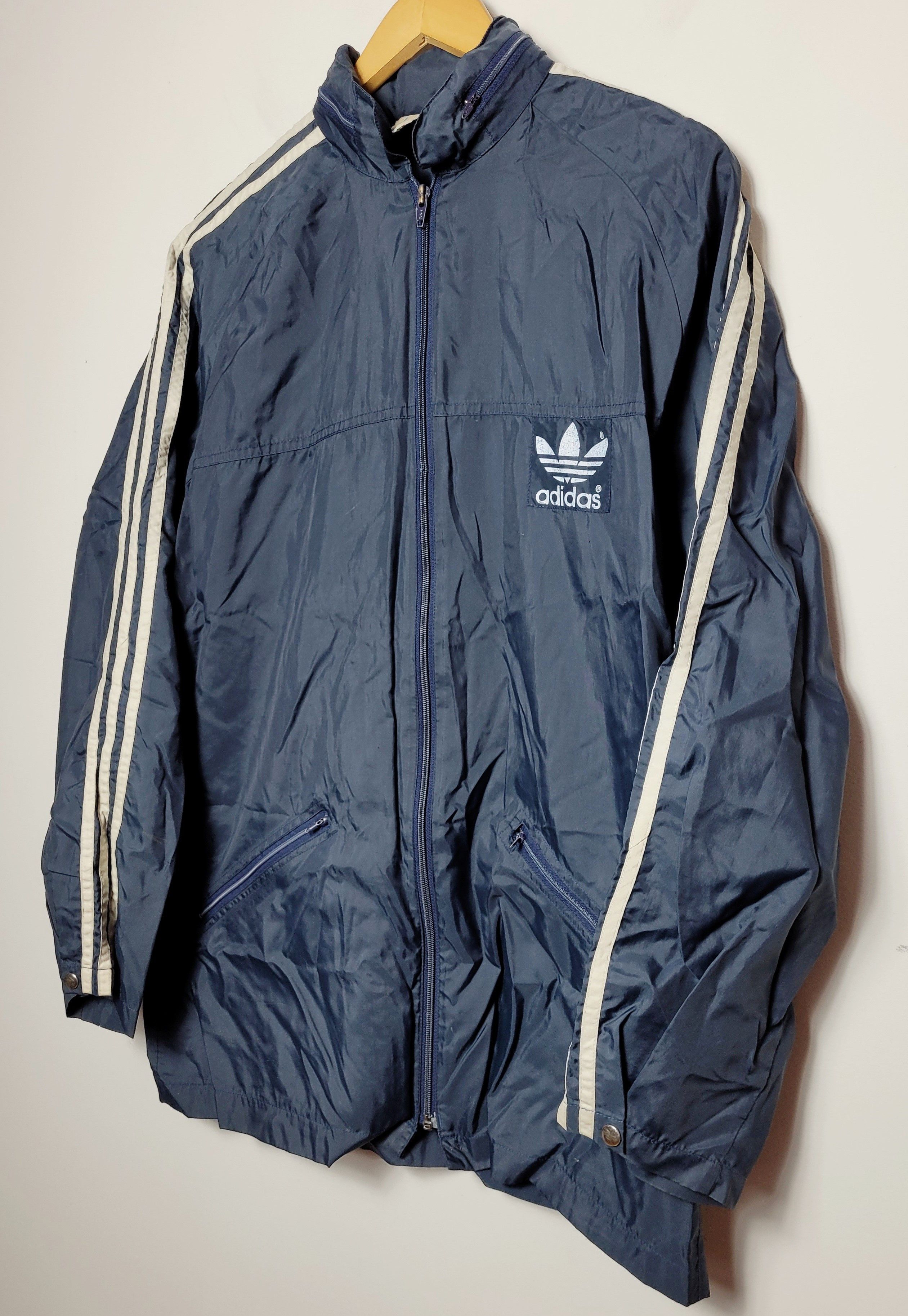 Adidas × Vintage Adidas 80s 90s vintage windbreaker Size US L / EU 52-54 / 3 - 6 Thumbnail