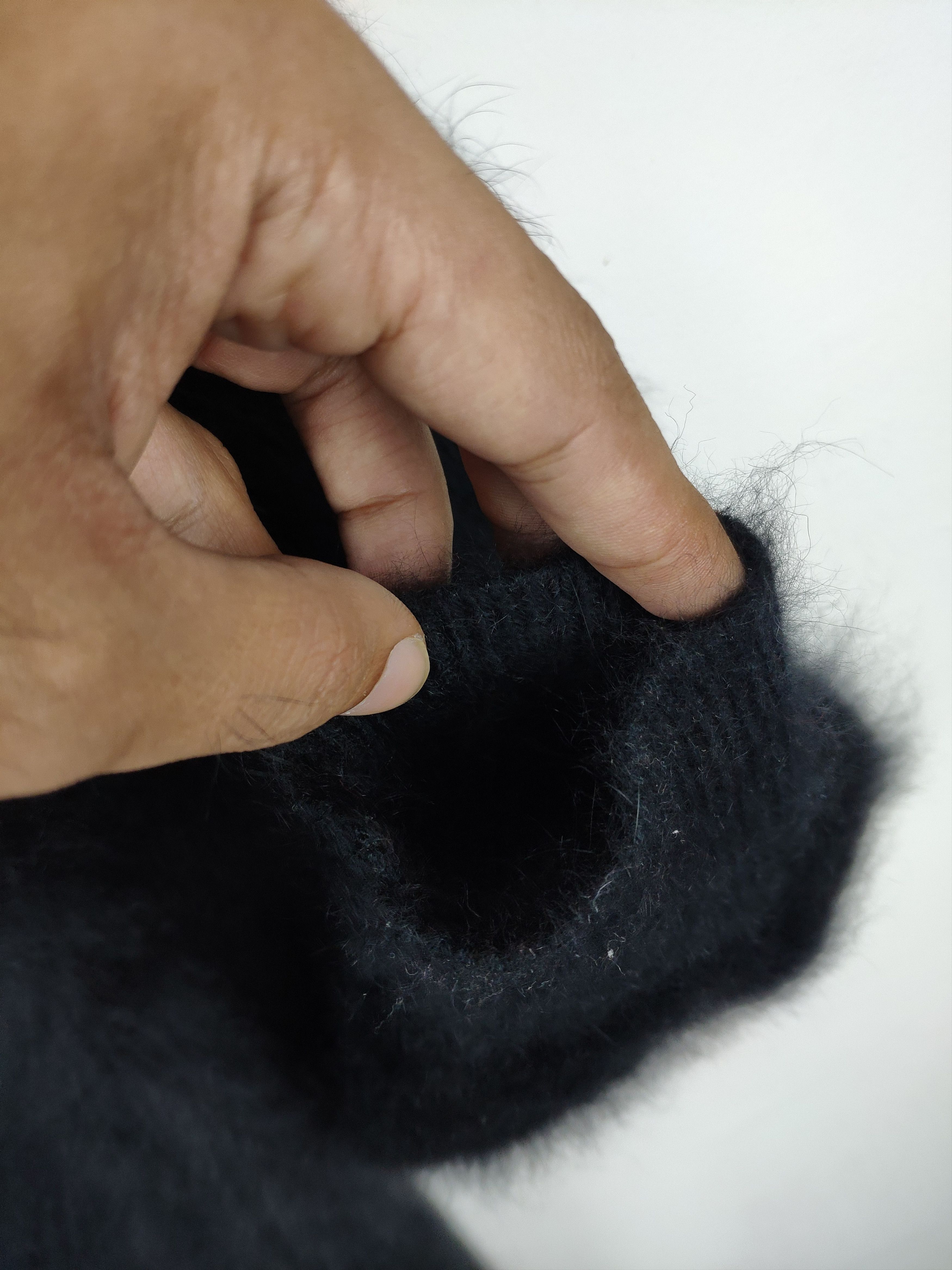 Japanese Brand Vintage Wool Mohair Shag Shaggy Cardigan Shawls Collar Size M / US 6-8 / IT 42-44 - 7 Thumbnail