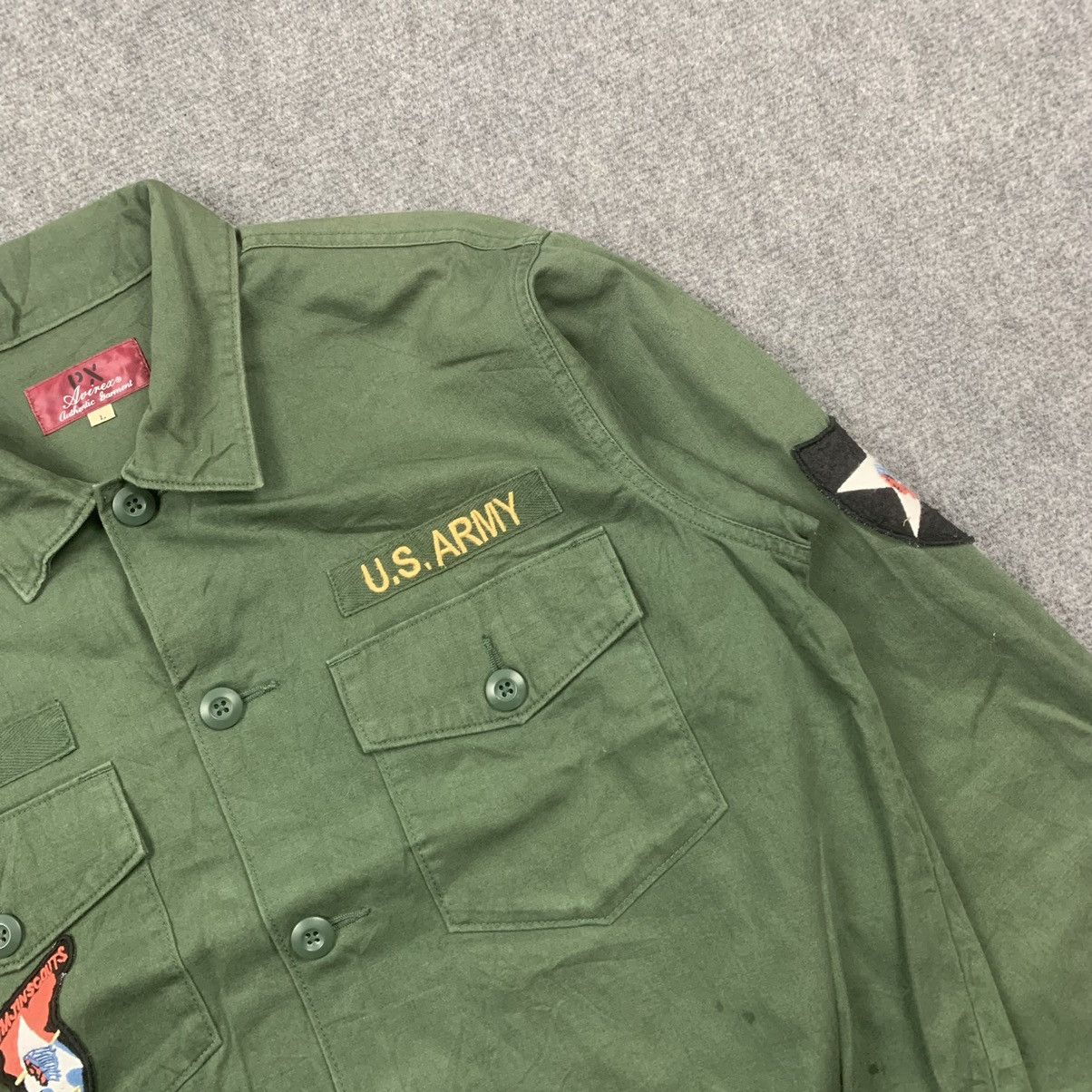 Vintage Avirex US Army Button Up Jacket
