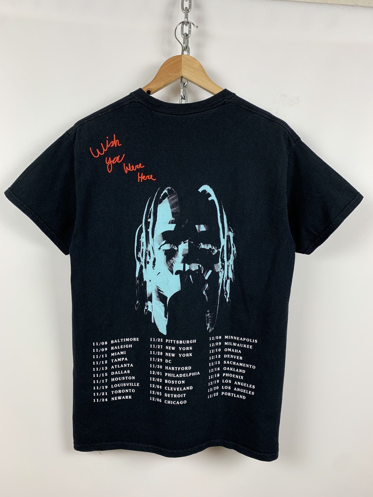 Travis Scott Travis Scott Astroworld Tour Black T-Shirt Size US S / EU 44-46 / 1 - 1 Thumbnail