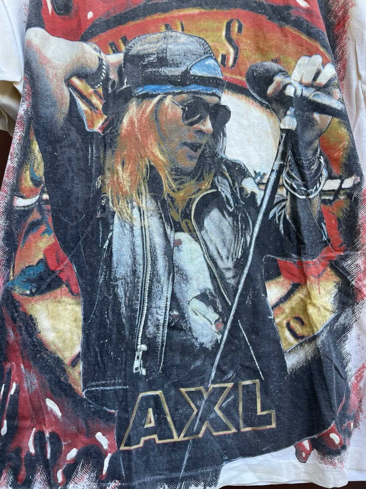Band Tees Vintage Axl 90s Kill Your Idols Guns n’ roses rare tee Size US L / EU 52-54 / 3 - 3 Thumbnail