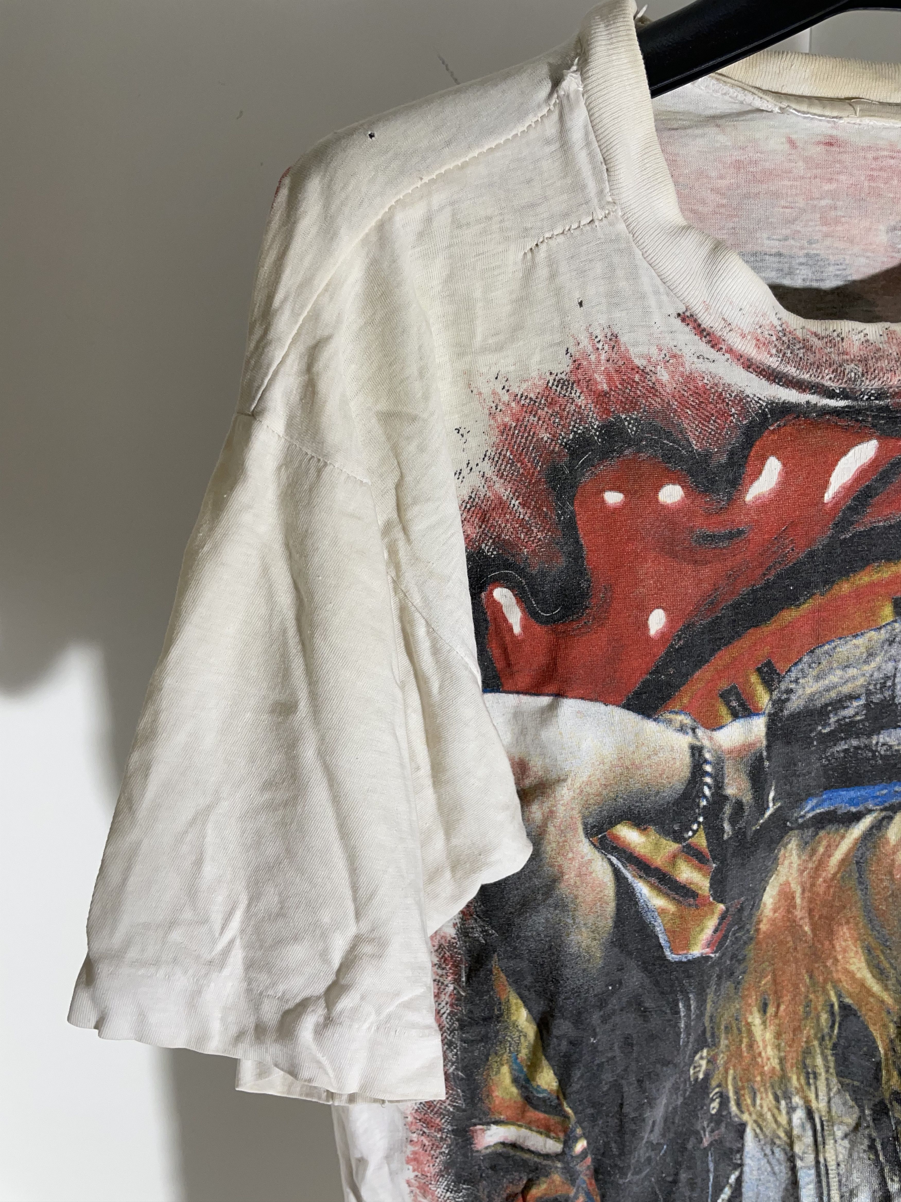 Band Tees Vintage Axl 90s Kill Your Idols Guns n’ roses rare tee Size US L / EU 52-54 / 3 - 6 Thumbnail