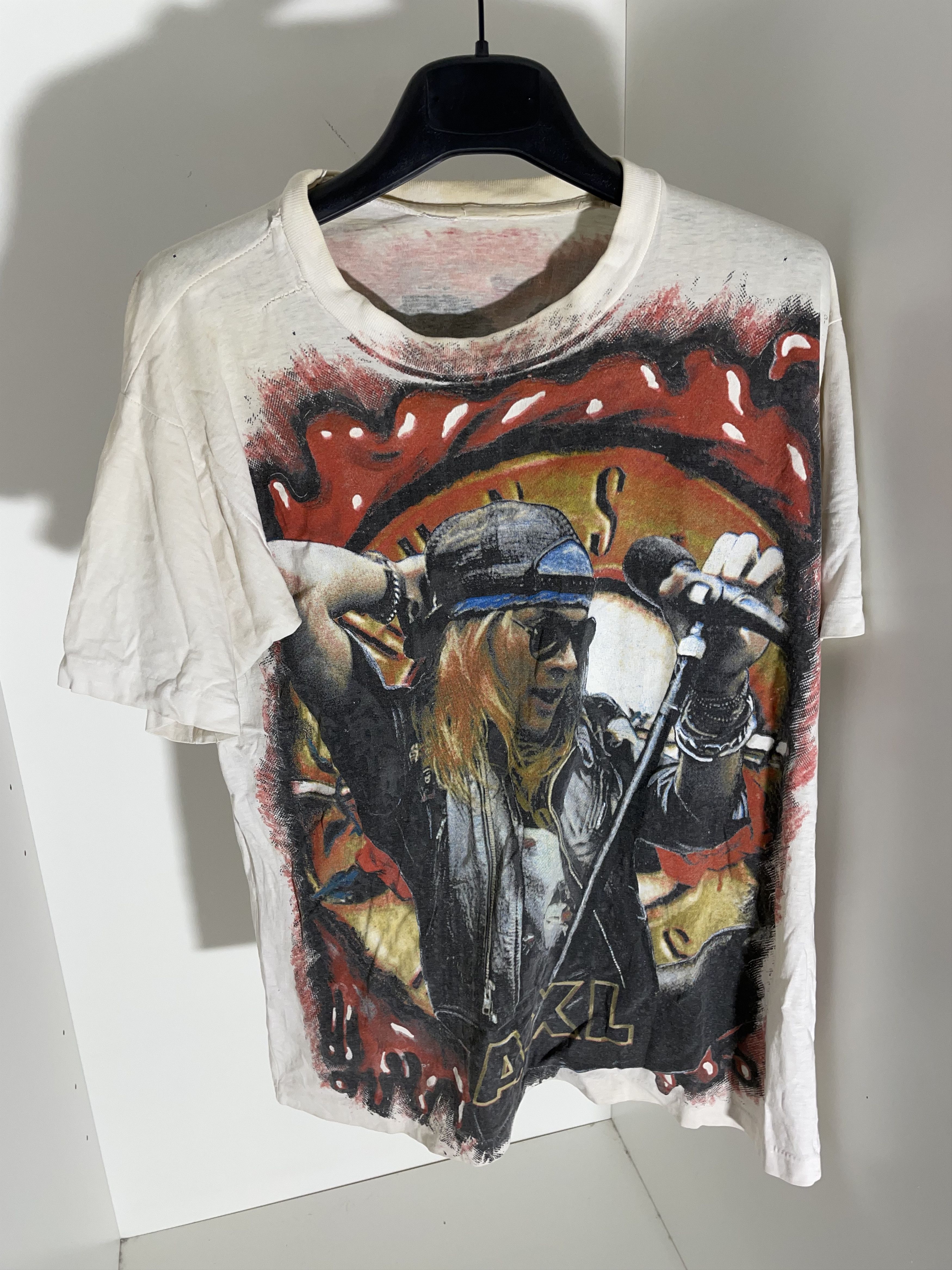 Band Tees Vintage Axl 90s Kill Your Idols Guns n’ roses rare tee Size US L / EU 52-54 / 3 - 1 Thumbnail