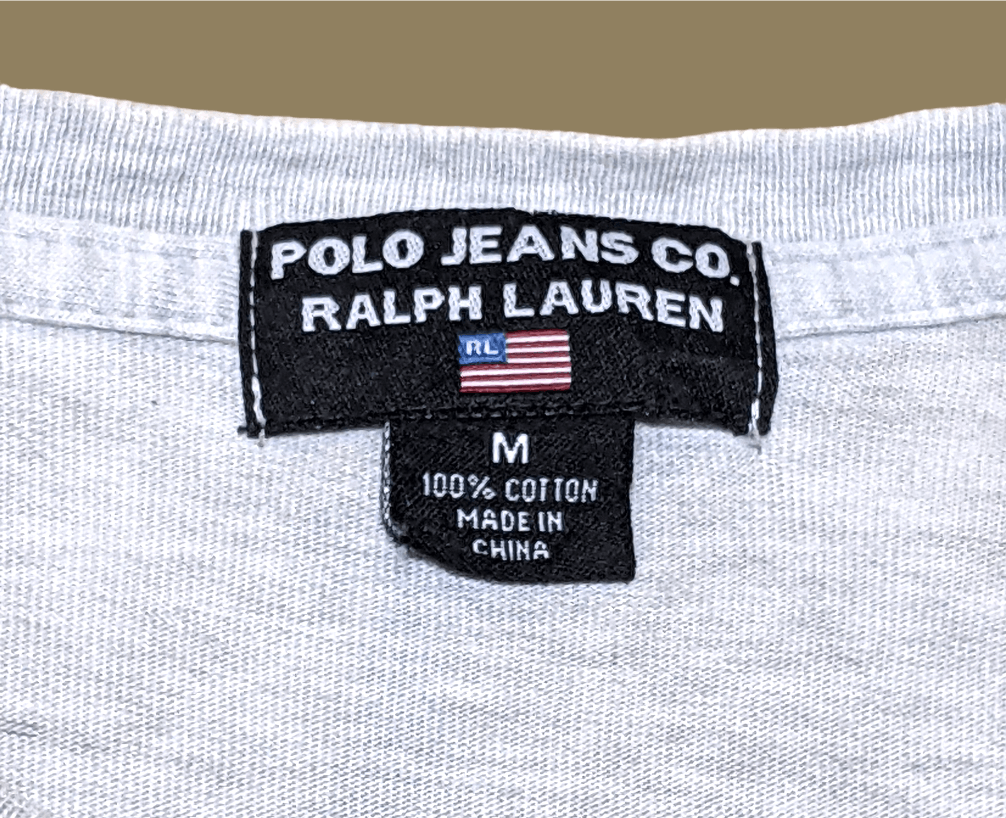 Lauren Ralph Lauren × Polo Ralph Lauren × Vintage Vintage Polo Jeans USA Flag Logo T shirt Size US M / EU 48-50 / 2 - 5 Thumbnail