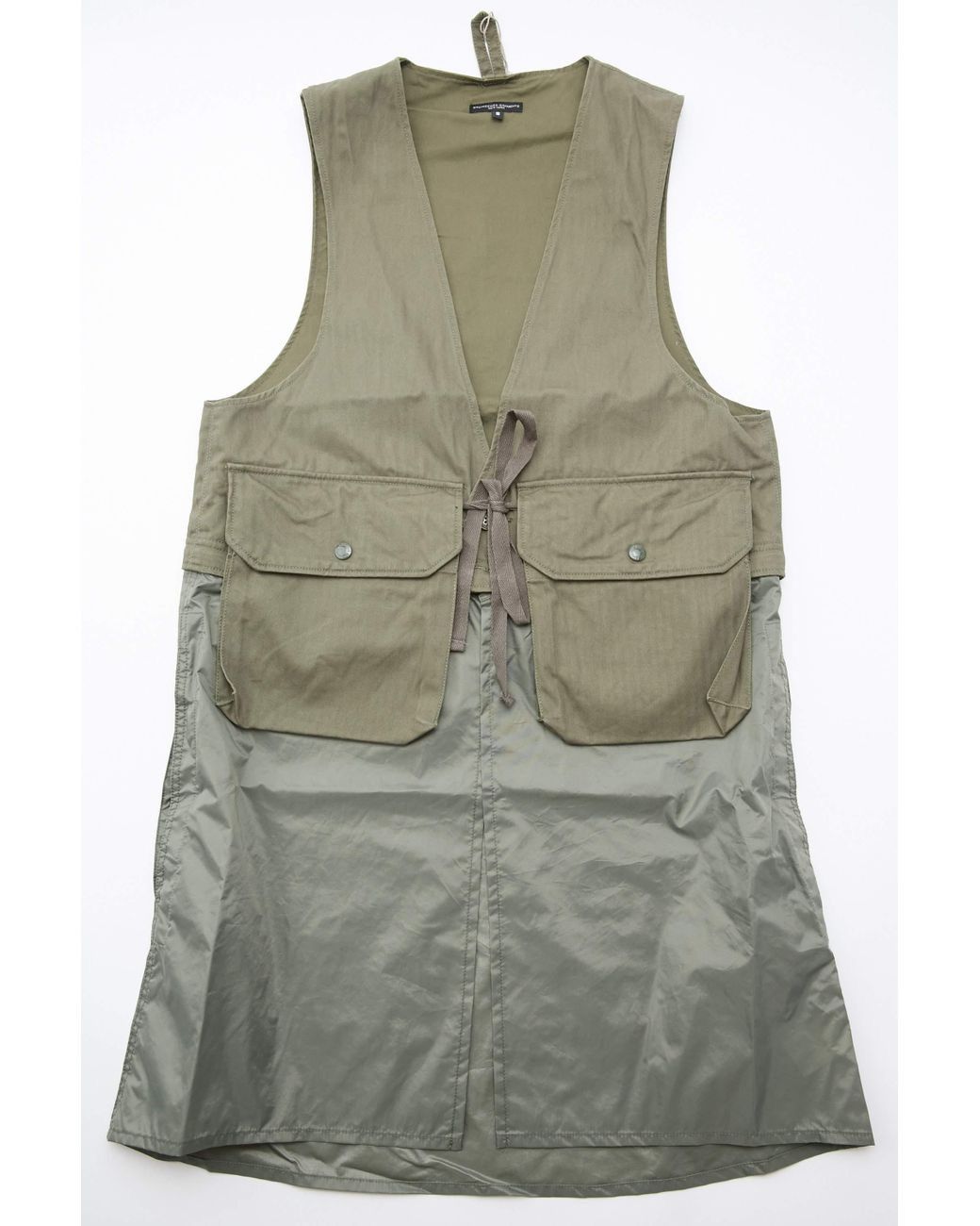 TWILL LONG FOWL VEST