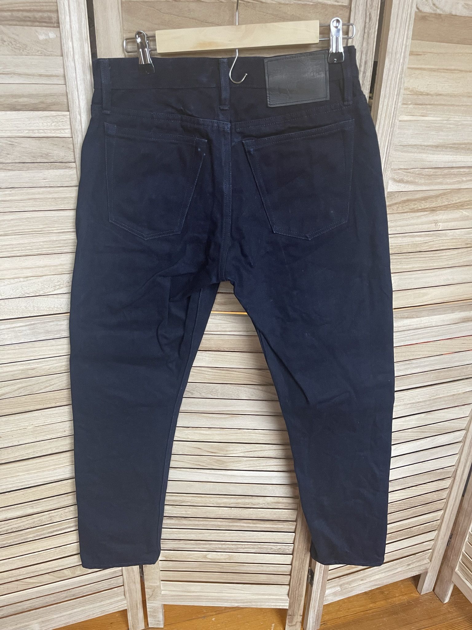 Left Field Nyc Black/Blue Denim Jeans, 17oz, Chelsea Fit, Size 32 Size US 32 / EU 48 - 2 Thumbnail