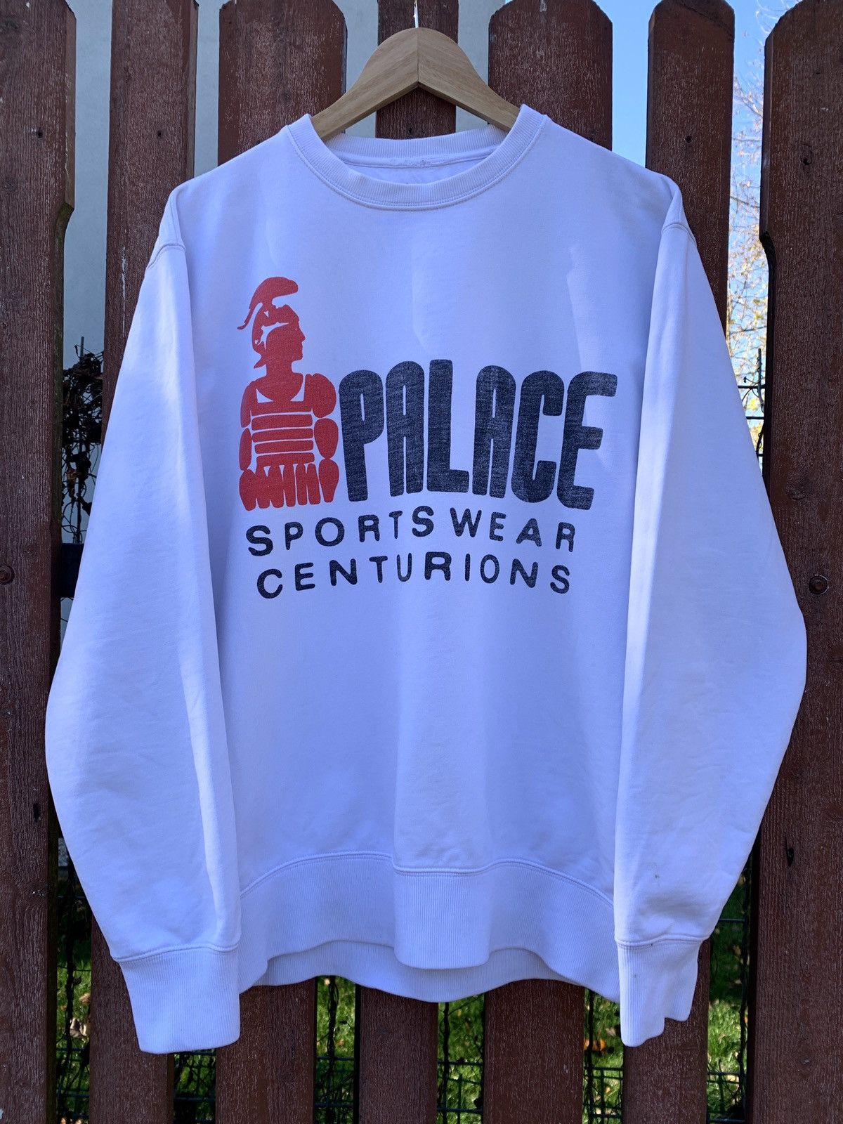 Palace × Umbro Palace x Umbro Warm Up Crew (White) | Grailed