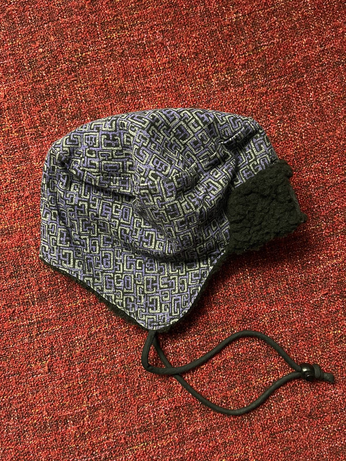 Cccp × Vintage Vintage Ushanka trapper / checker made in USA fuzzy hat Y2K Size ONE SIZE - 6 Thumbnail