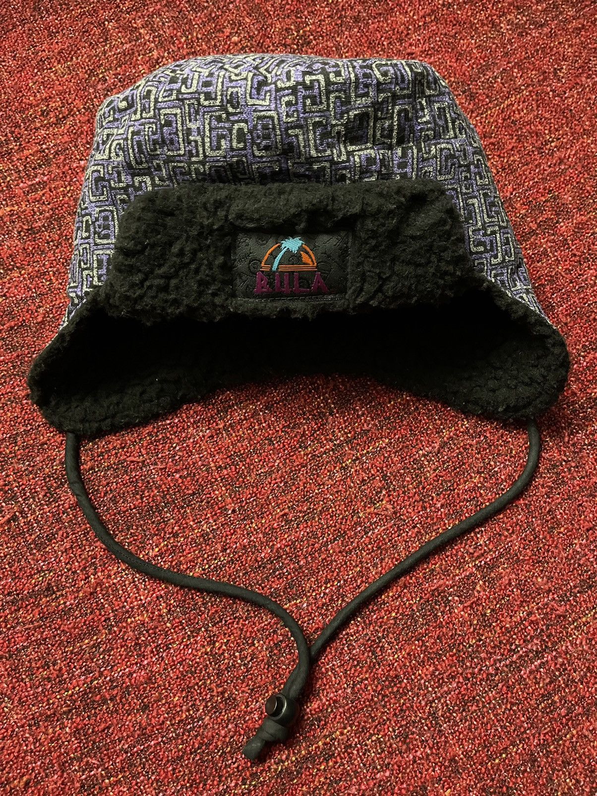 Cccp × Vintage Vintage Ushanka trapper / checker made in USA fuzzy hat Y2K Size ONE SIZE - 2 Thumbnail
