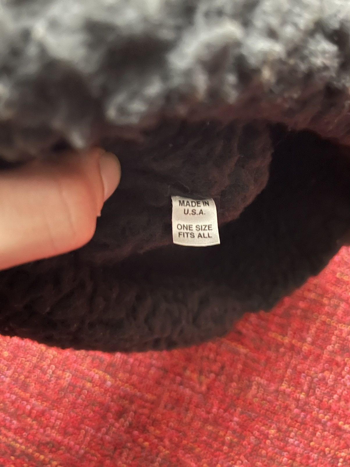 Cccp × Vintage Vintage Ushanka trapper / checker made in USA fuzzy hat Y2K Size ONE SIZE - 8 Thumbnail