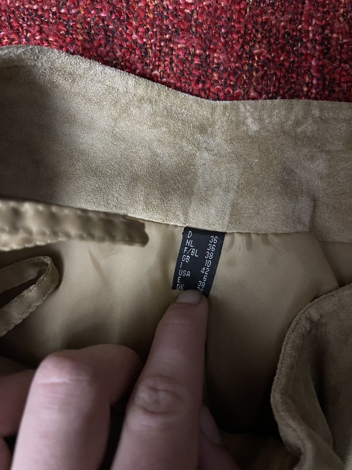 Japanese Brand × Vintage Vintage Y2K avant garde leather pants palazzo lace up suede Size 28" / US 6 / IT 42 - 8 Thumbnail