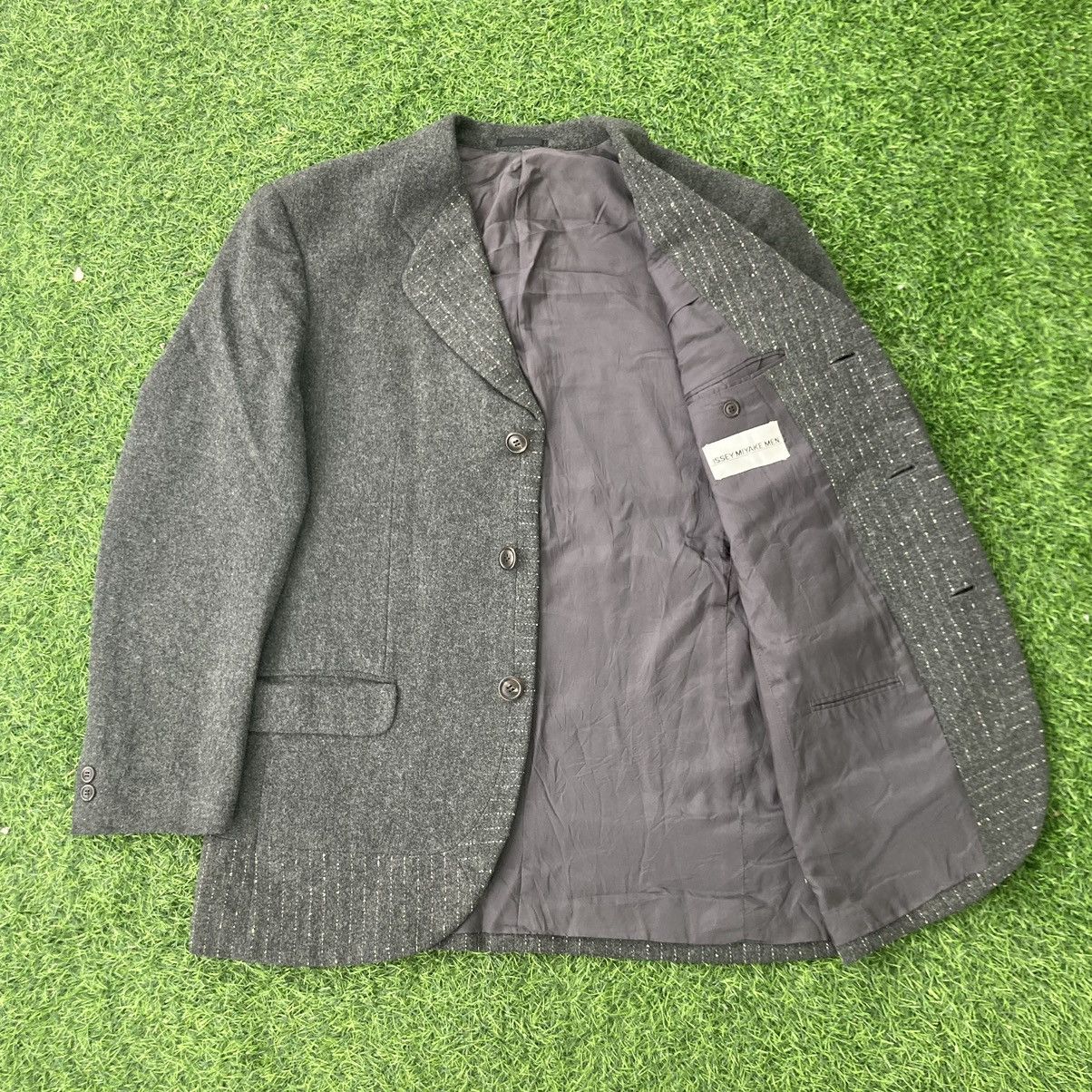 Issey Miyake × Vintage VINTAGE ISSEY MIYAKE WOOL BLAZER JACKET Size US XL / EU 56 / 4 - 1 Thumbnail