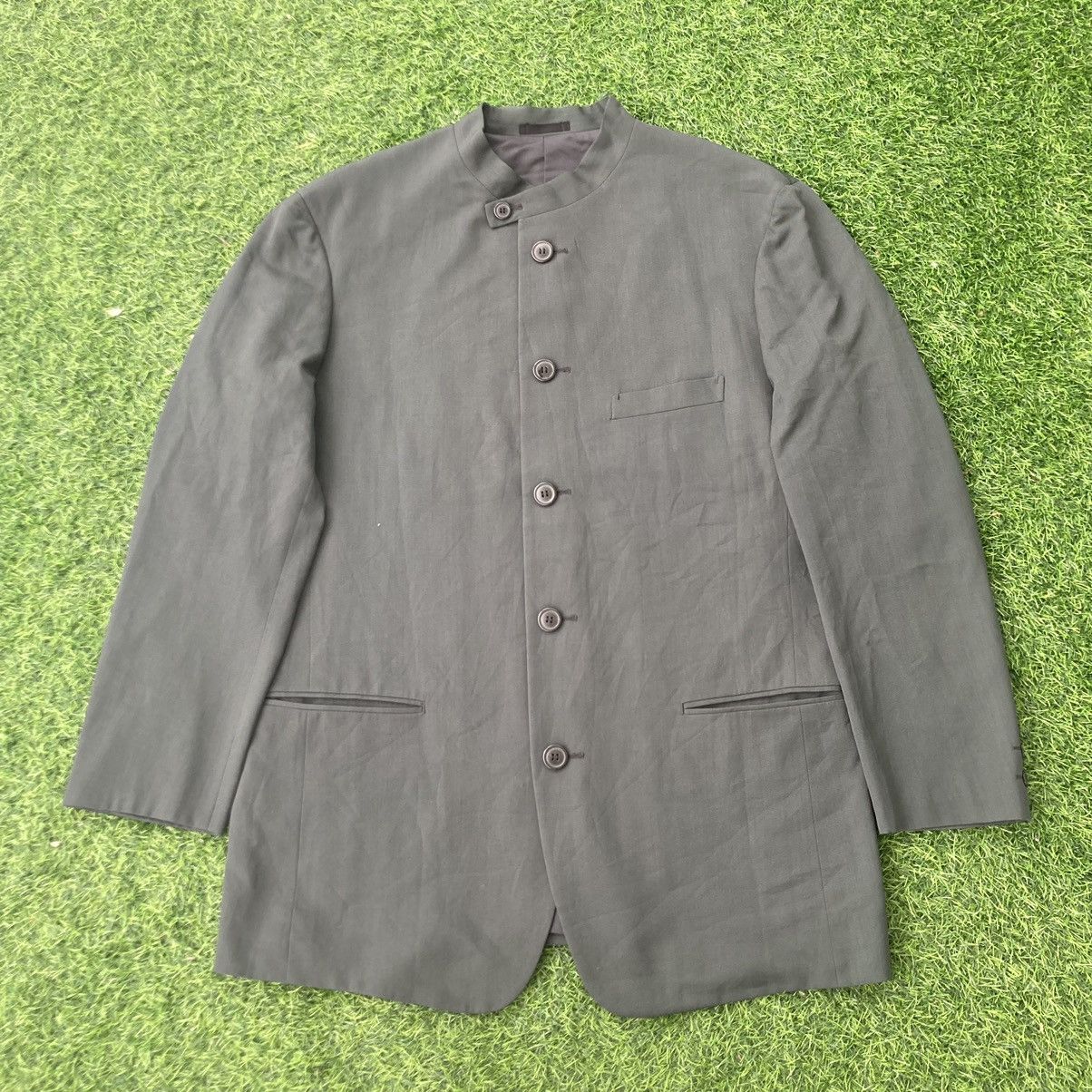 Issey Miyake VINTAGE ISSEY MIYAKE MANDARIN COLLAR JACKET Size US XL / EU 56 / 4 - 1 Thumbnail