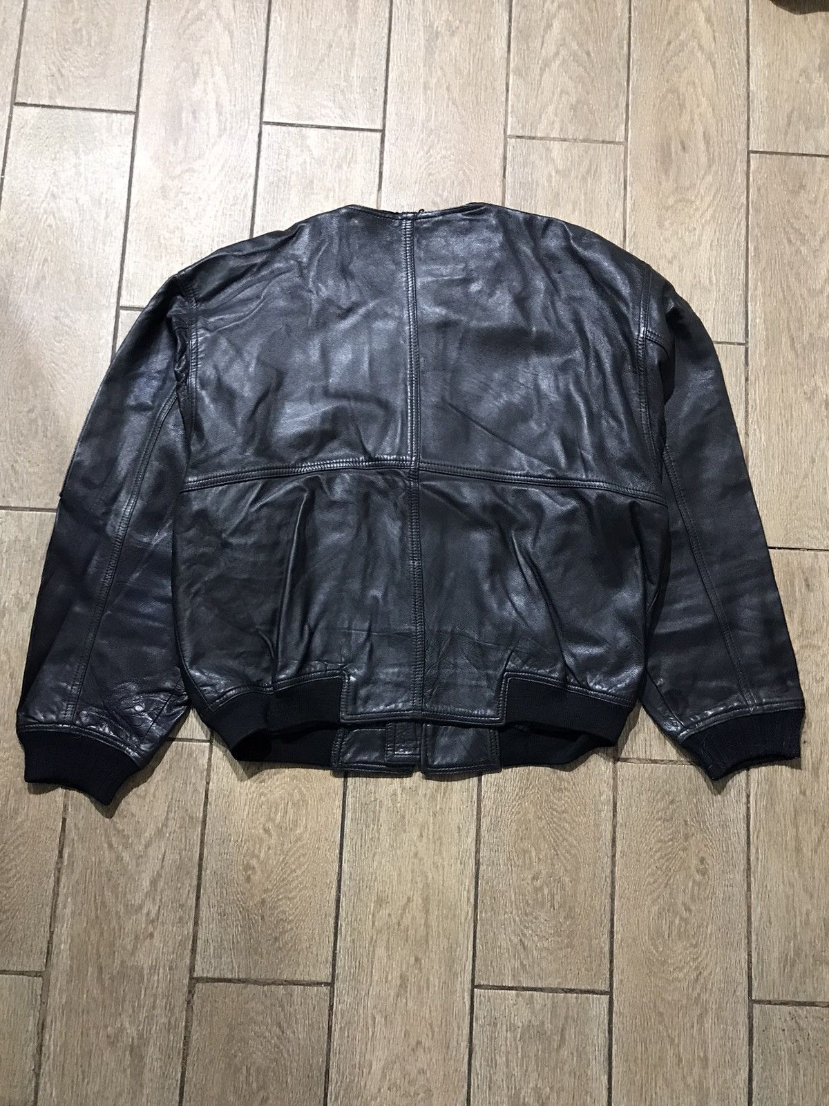 Japanese Brand Vintage Leather Jacket biker Japanese style genuine real Size US M / EU 48-50 / 2 - 10 Thumbnail