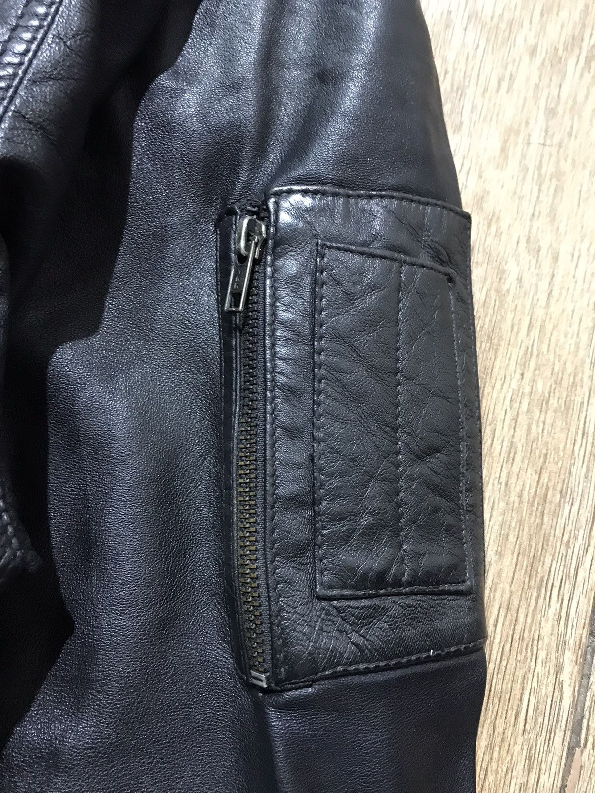 Japanese Brand Vintage Leather Jacket biker Japanese style genuine real Size US M / EU 48-50 / 2 - 5 Thumbnail