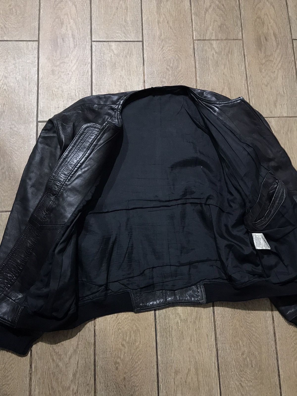 Japanese Brand Vintage Leather Jacket biker Japanese style genuine real Size US M / EU 48-50 / 2 - 7 Thumbnail