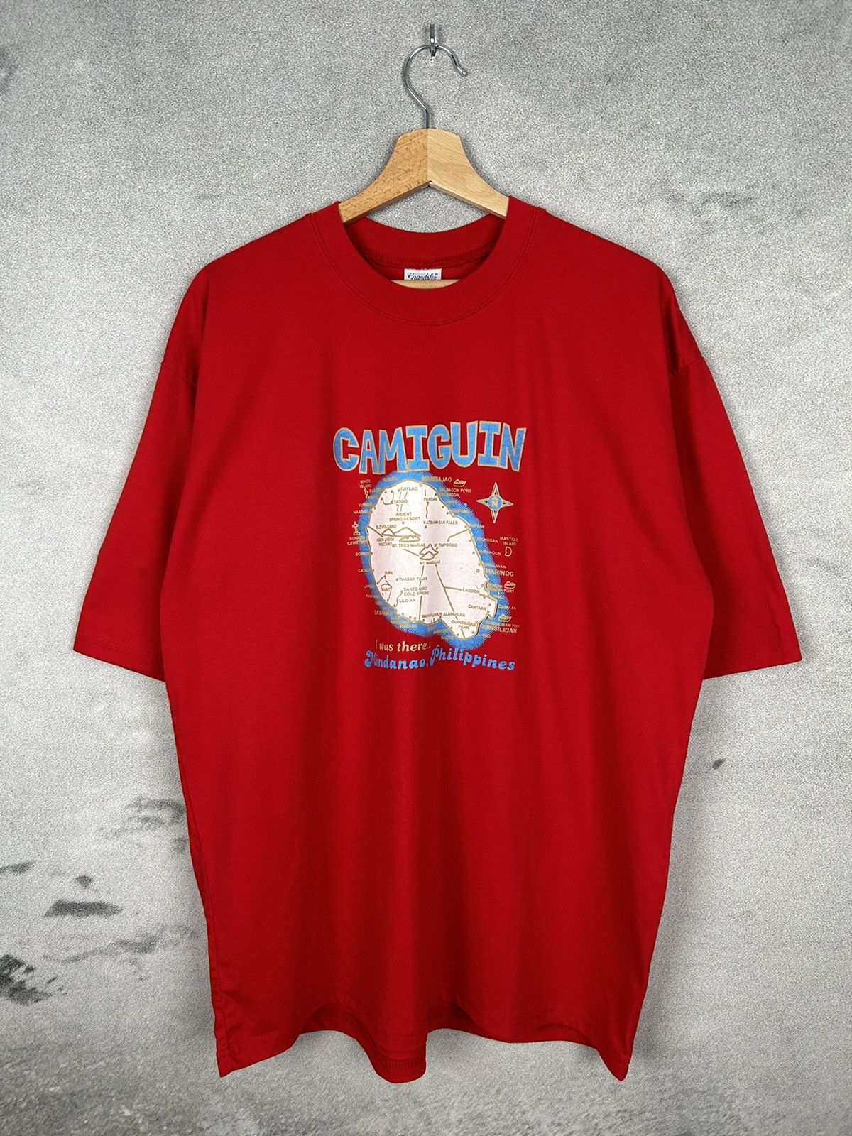 Vintage Vintage Graphic Tourist Tee 90s Oversized Size US XXL / EU 58 / 5 - 1 Thumbnail