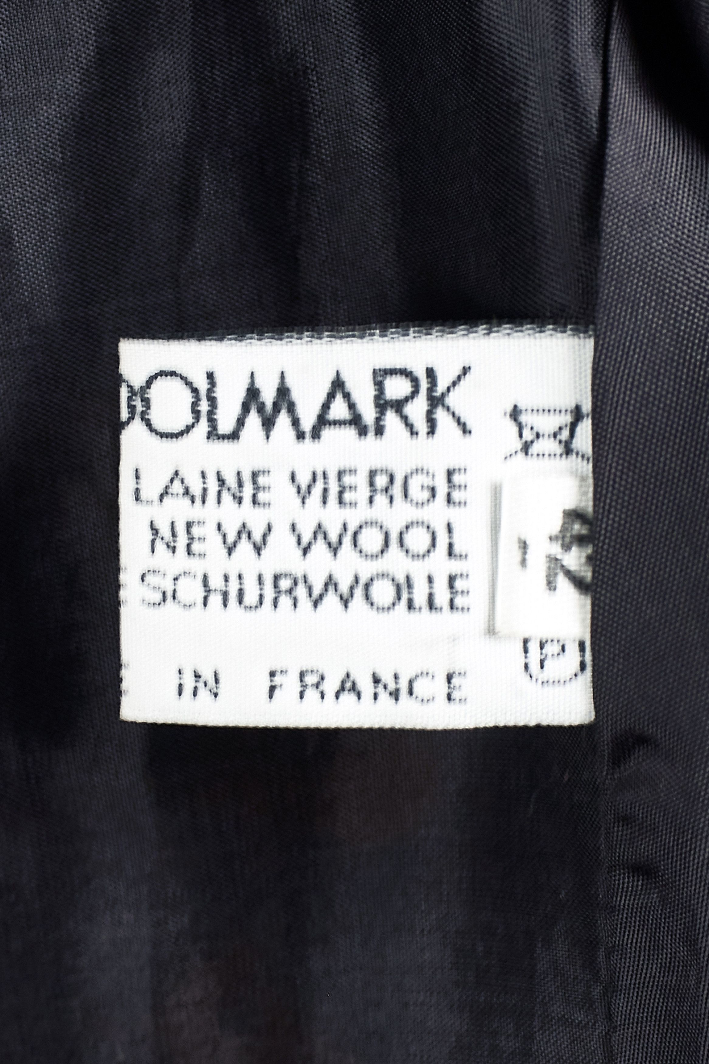 Vintage Vintage 90s black woolen coat Luba Paris Made in France Size M / US 6-8 / IT 42-44 - 13 Thumbnail