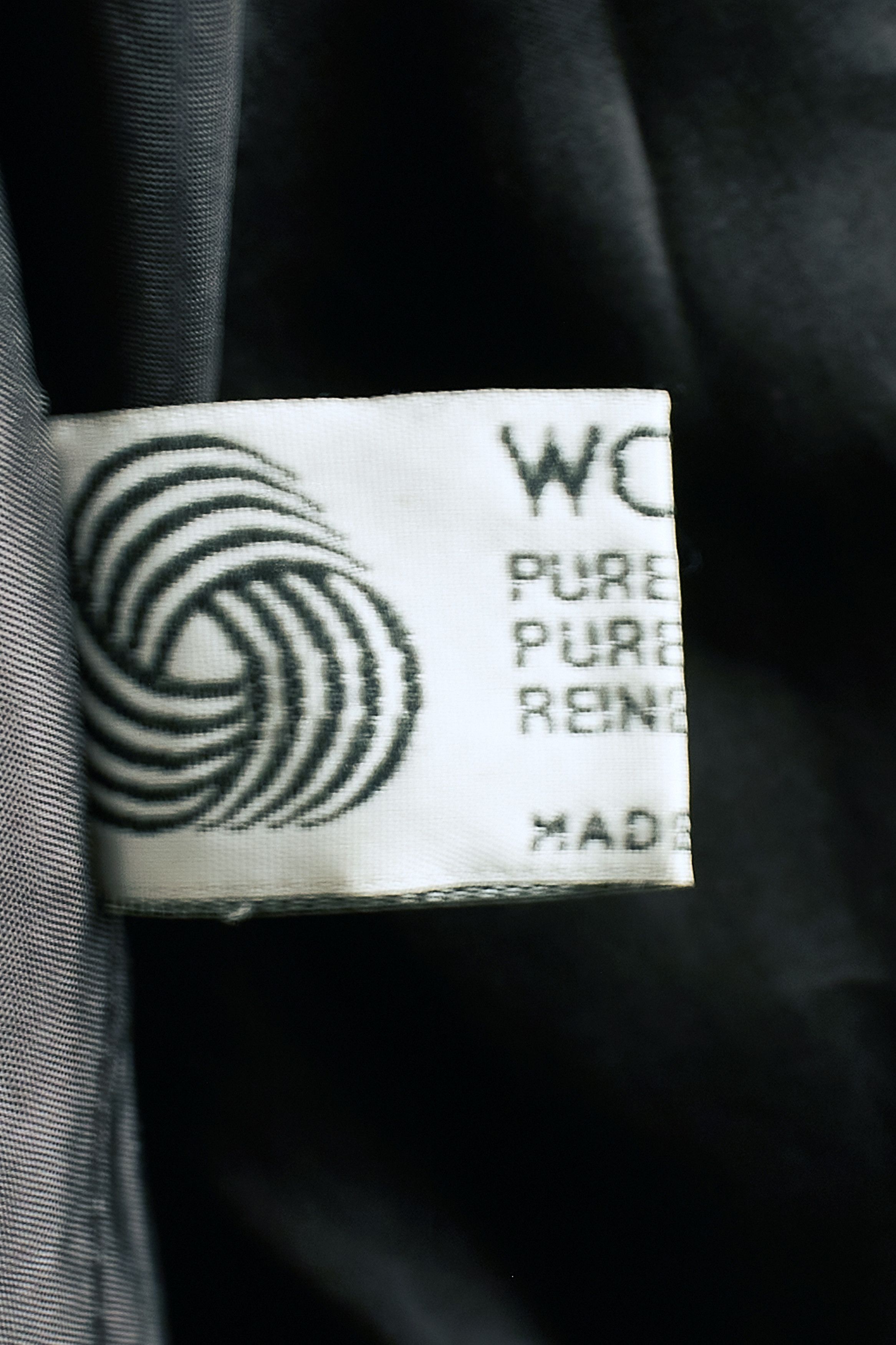 Vintage Vintage 90s black woolen coat Luba Paris Made in France Size M / US 6-8 / IT 42-44 - 12 Thumbnail
