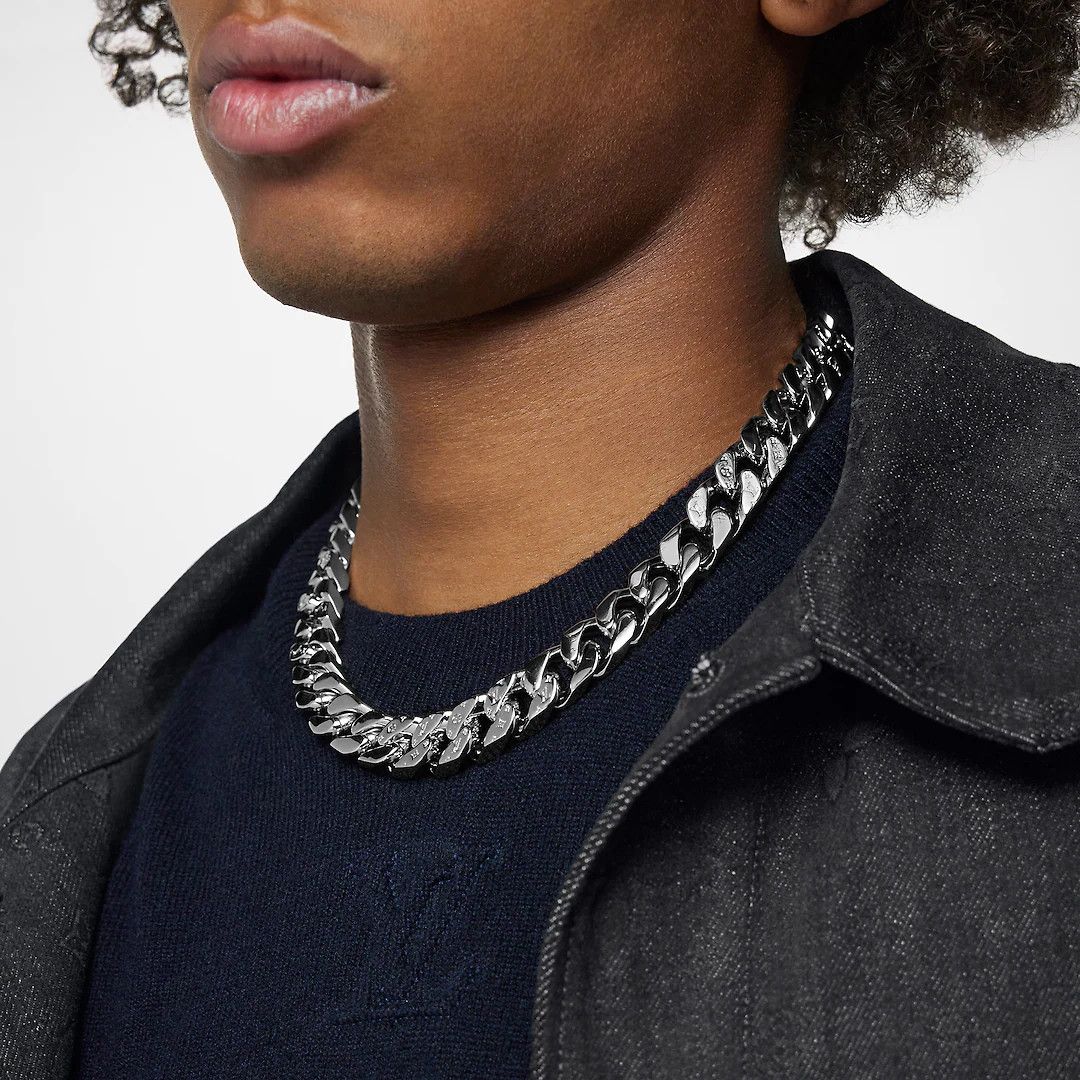 Louis Vuitton LV Chain Links Necklace Grailed