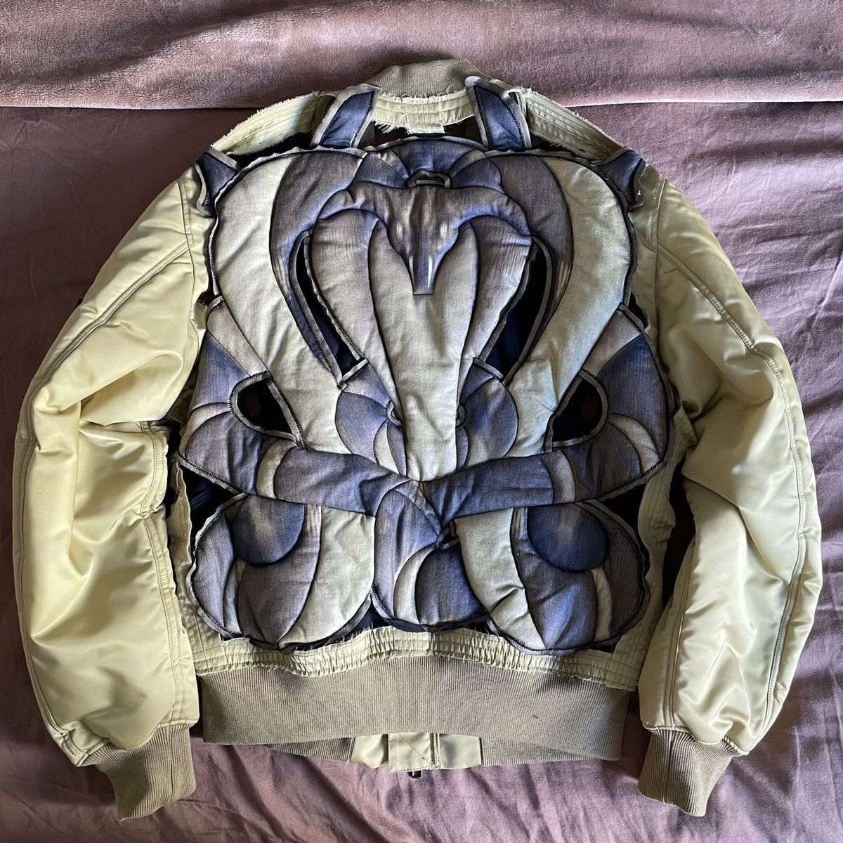 Givenchy Rare Cotton Cobra Embossed Bomber Jacket Size US M / EU 48-50 / 2 - 6 Thumbnail