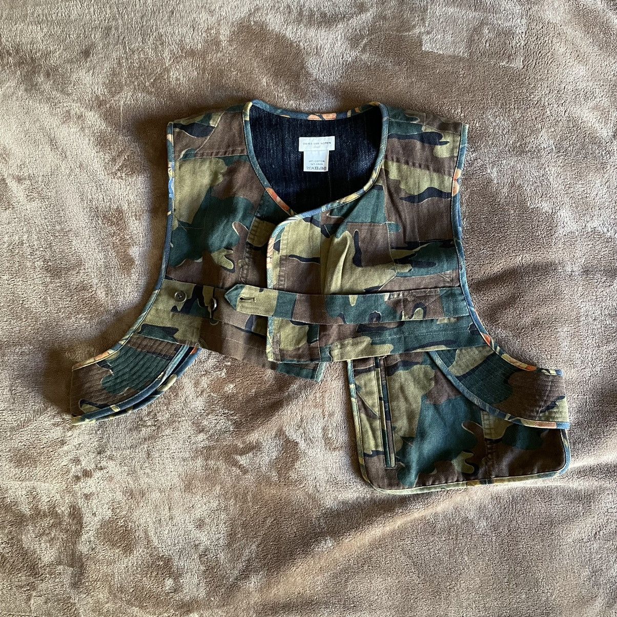 Dries Van Noten Dries Van Noten Camo Polo / Harness Combo Size US S / EU 44-46 / 1 - 3 Thumbnail