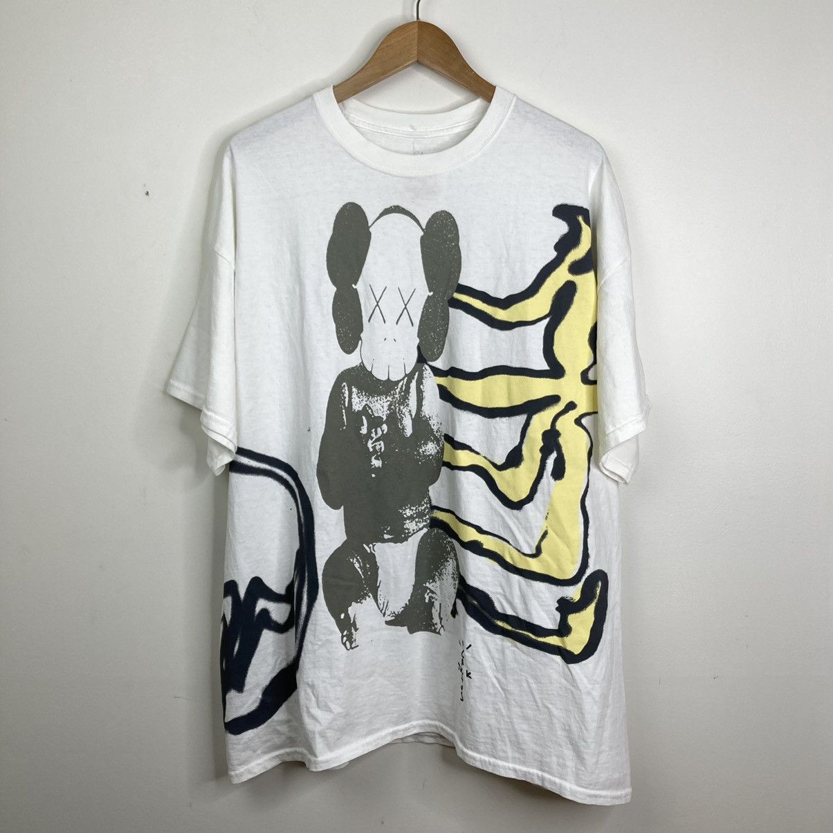 Travis Scott Cactus Jack + Kaws For Fragment Tee T-Shirt