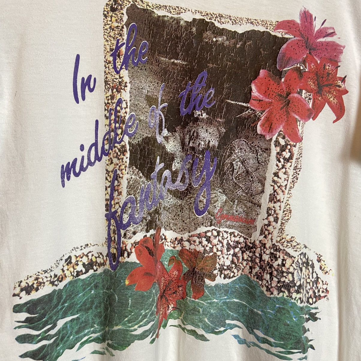 Vintage Vintage Gymnasium Photo Graphic Art Tee Size US M / EU 48-50 / 2 - 2 Thumbnail
