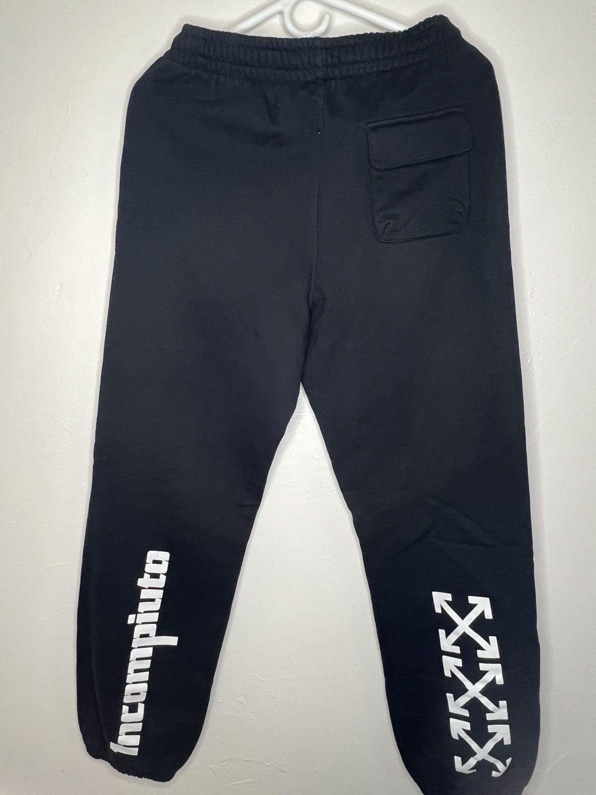 Off-White Off white Mariana De Silva Sweatpants Black season 19 Size US 32 / EU 48 - 4 Thumbnail