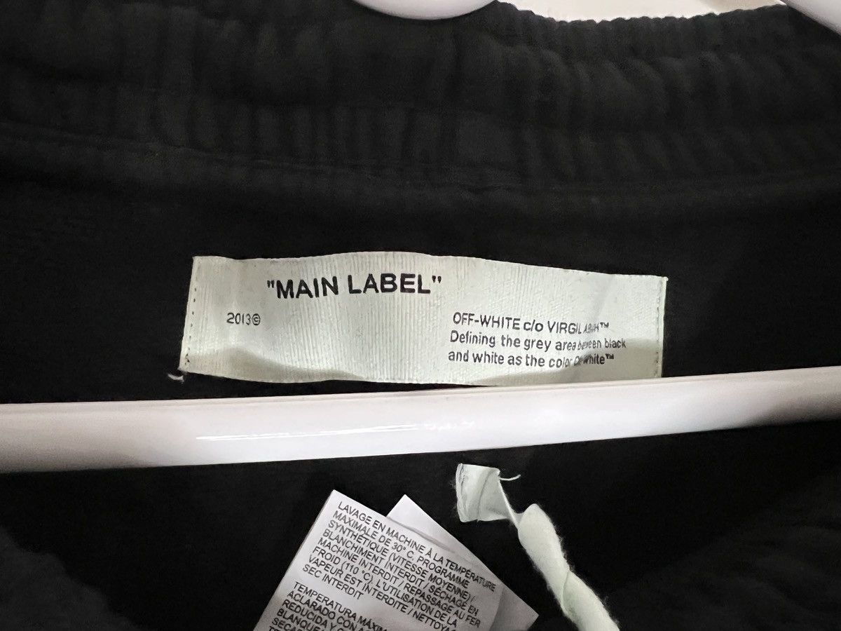Off-White Off white Mariana De Silva Sweatpants Black season 19 Size US 32 / EU 48 - 8 Thumbnail