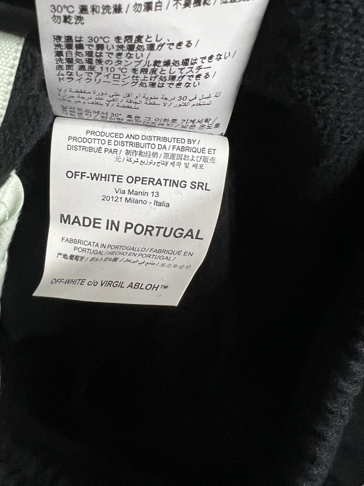 Off-White Off white Mariana De Silva Sweatpants Black season 19 Size US 32 / EU 48 - 11 Thumbnail