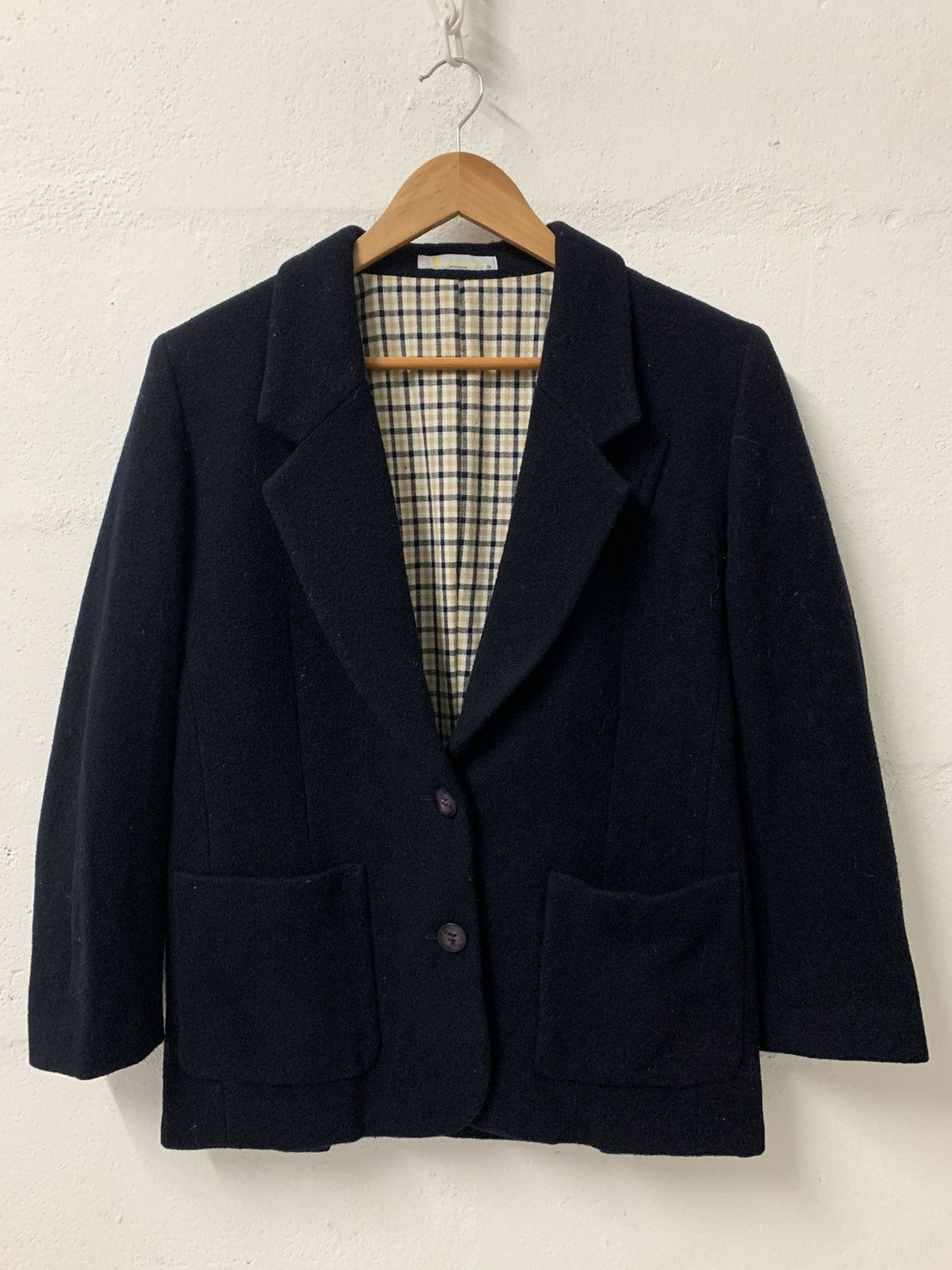 Aquascutum Aquascutum Wool Blazer Size L / US 10 / IT 46 - 1 Thumbnail