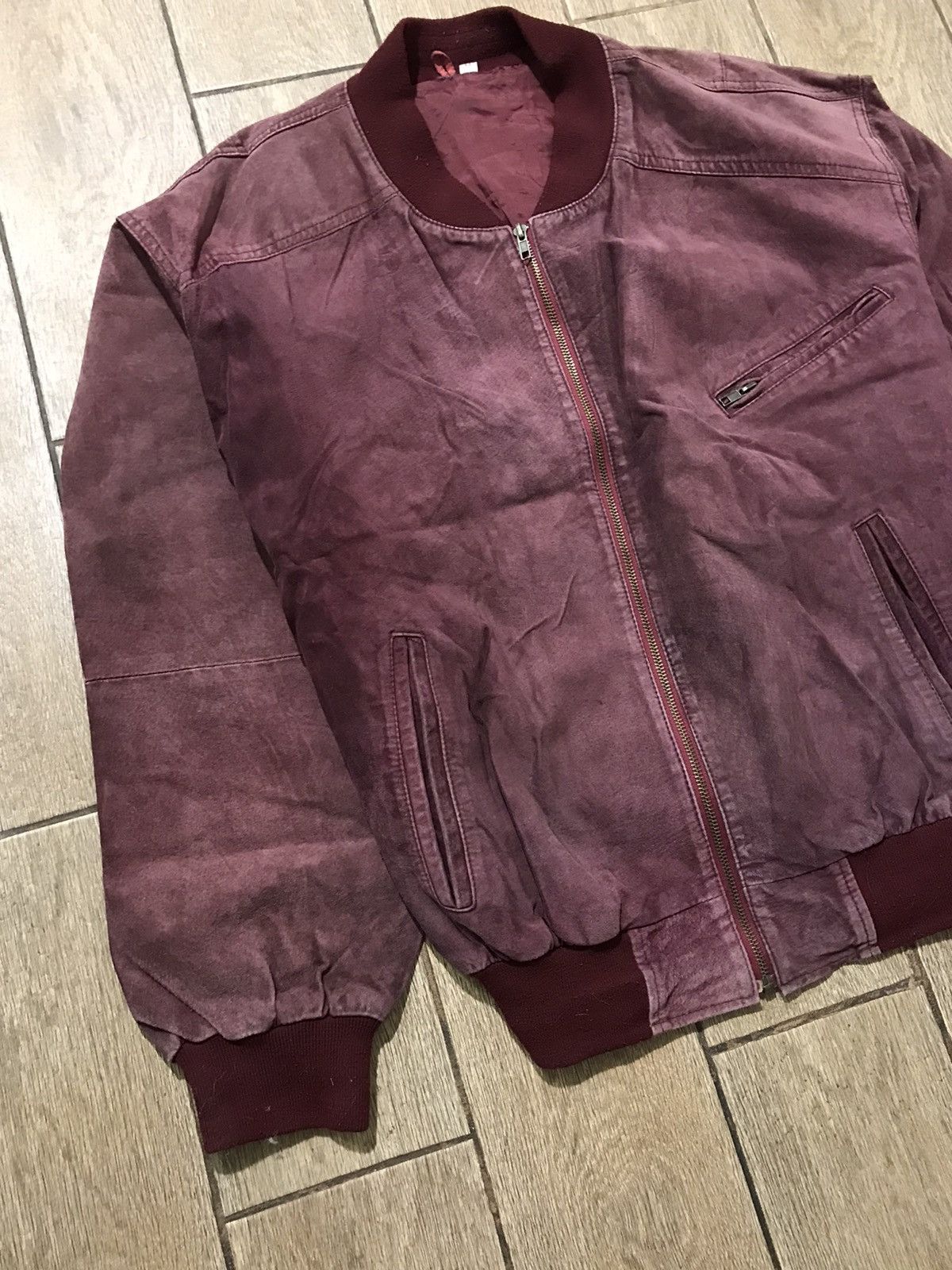 Vintage Burgundy Corduroy Velvet «Butch» style Pulp Fiction Jacket Size US M / EU 48-50 / 2 - 6 Thumbnail