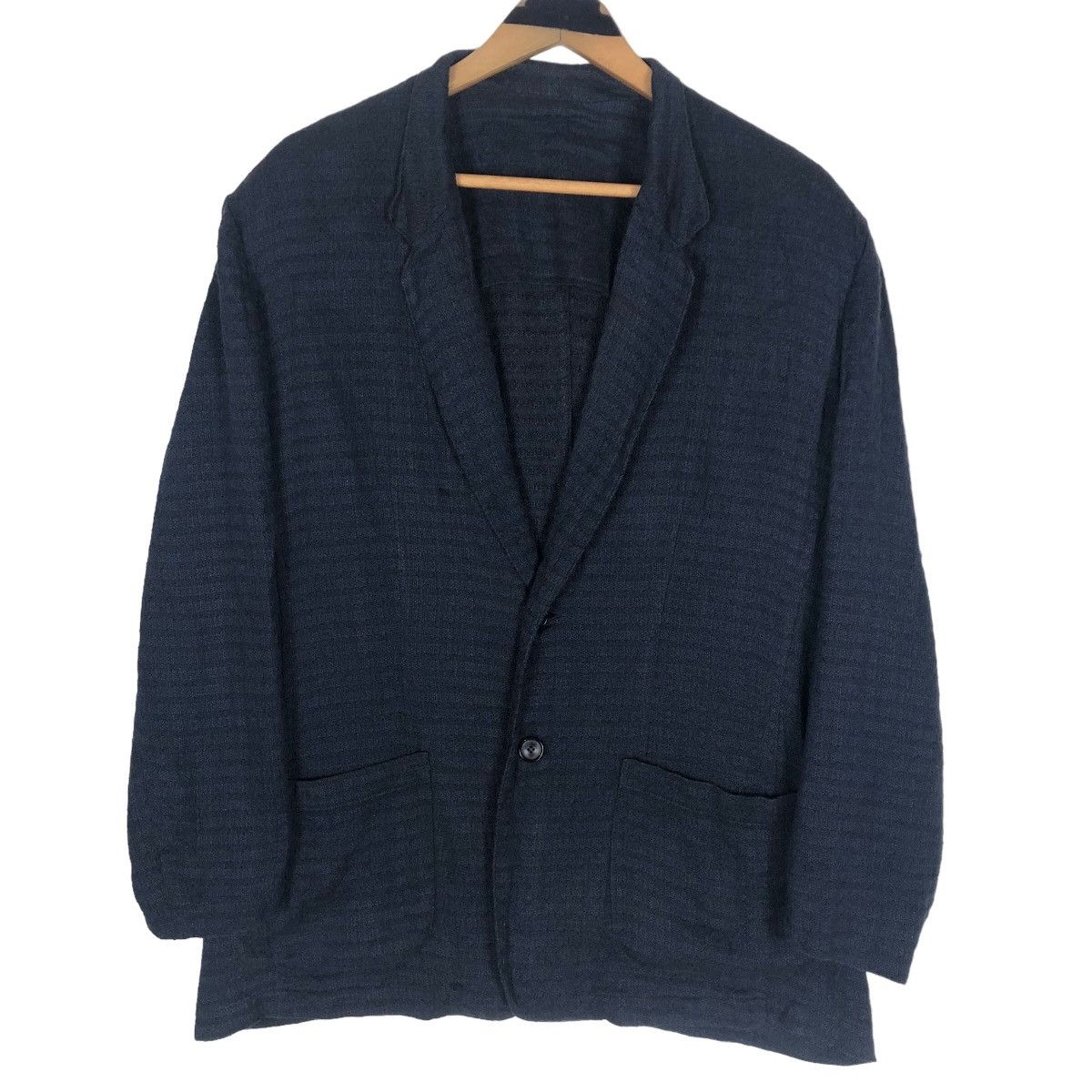 Yohji Yamamoto Vintage 80s Y’s by Yohji Yamamoto Hemp Light Jacket Size US M / EU 48-50 / 2 - 2 Thumbnail