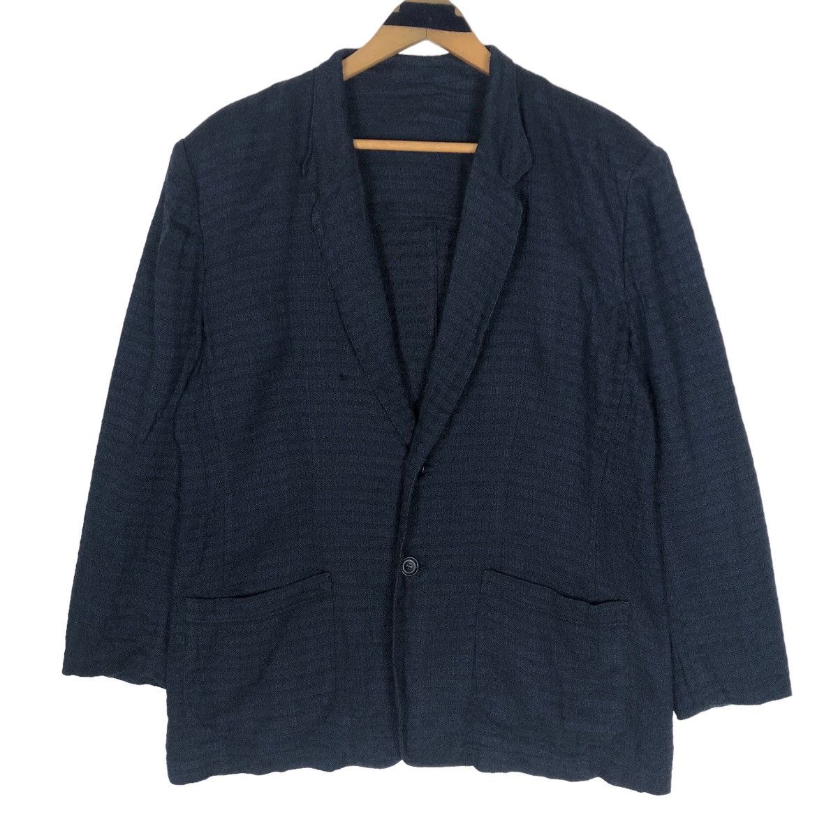 Yohji Yamamoto Vintage 80s Y’s by Yohji Yamamoto Hemp Light Jacket Size US M / EU 48-50 / 2 - 1 Thumbnail